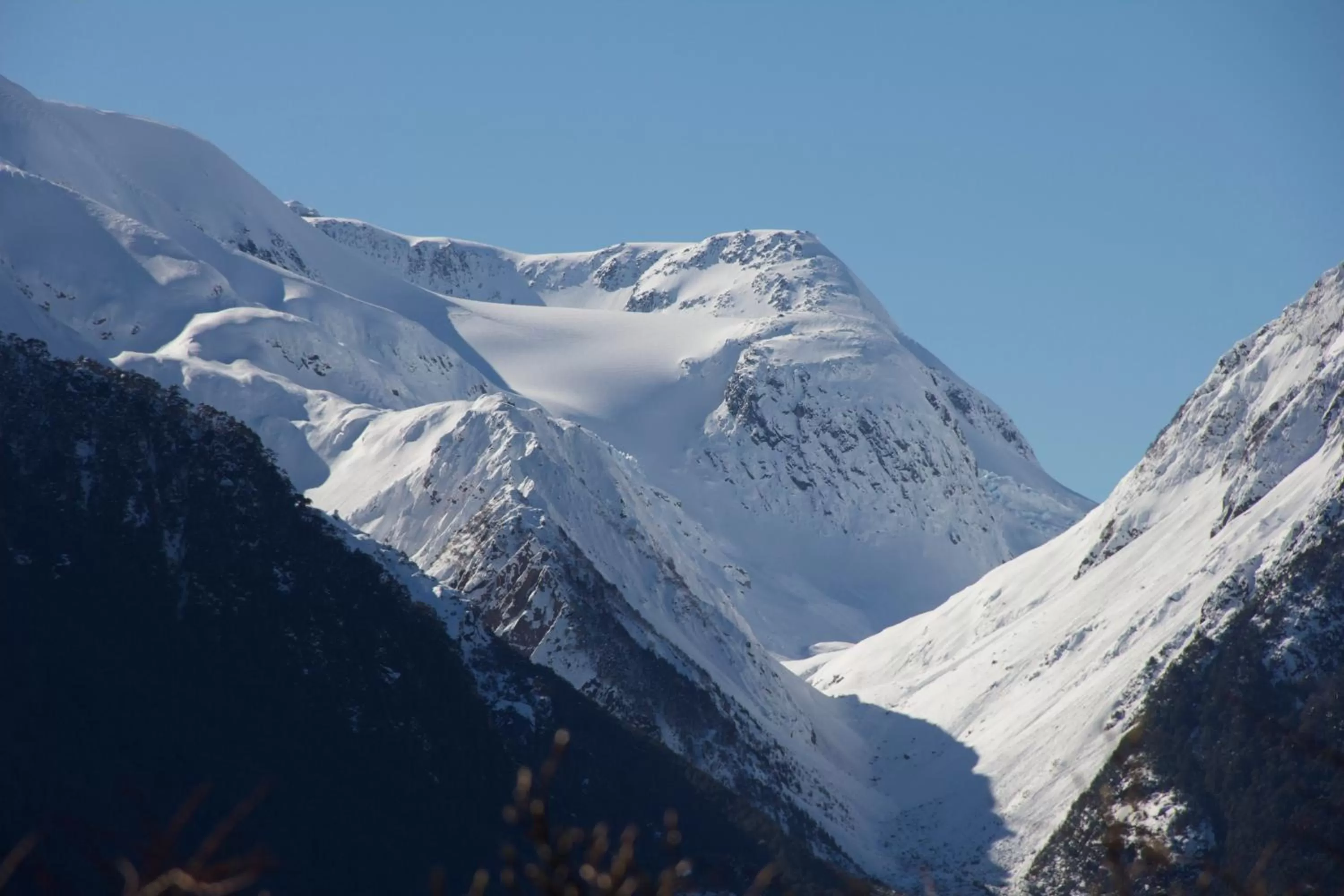 Natural landscape, Winter in Posada Queulat