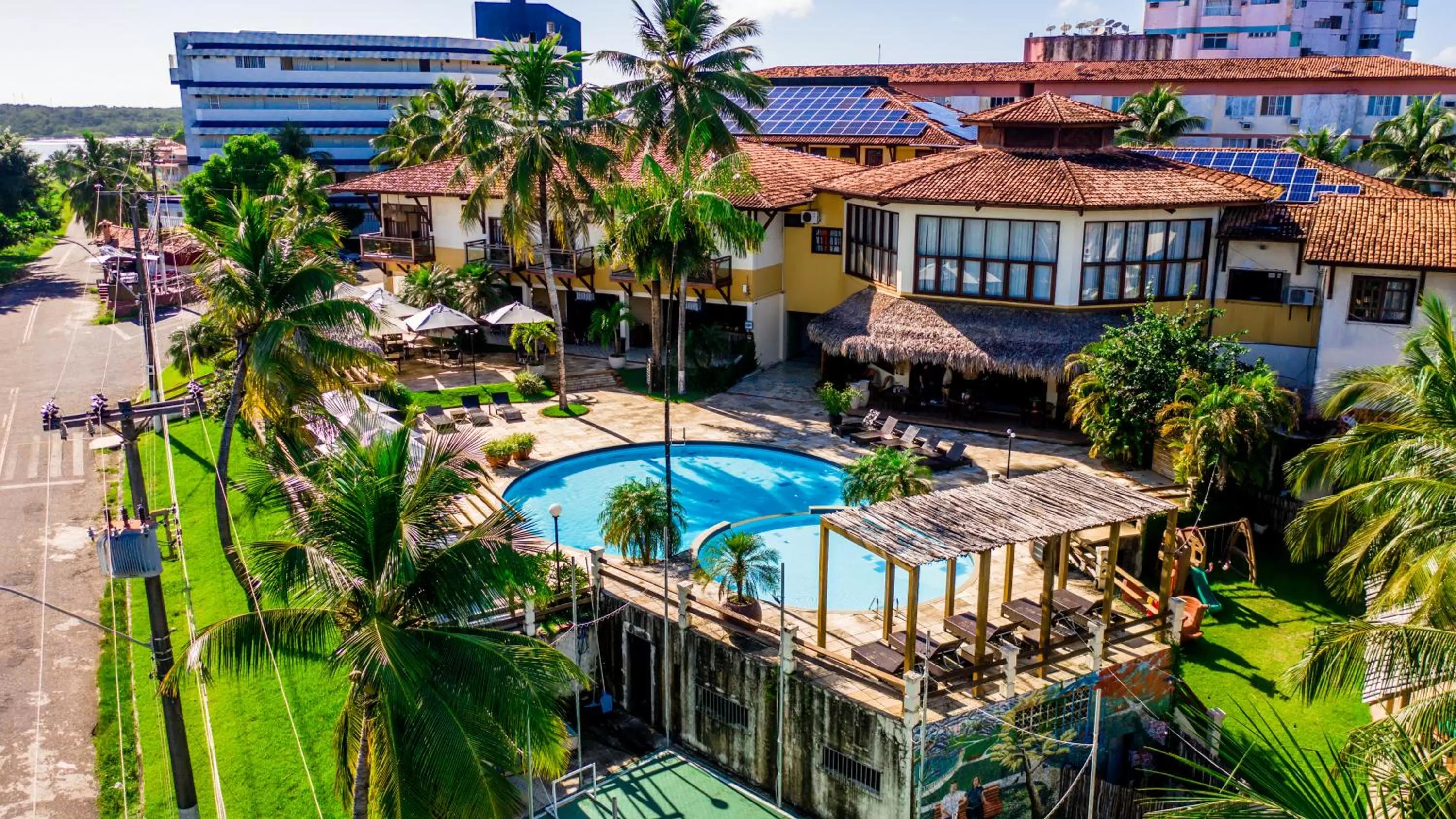 Pool View in Hotel Solar