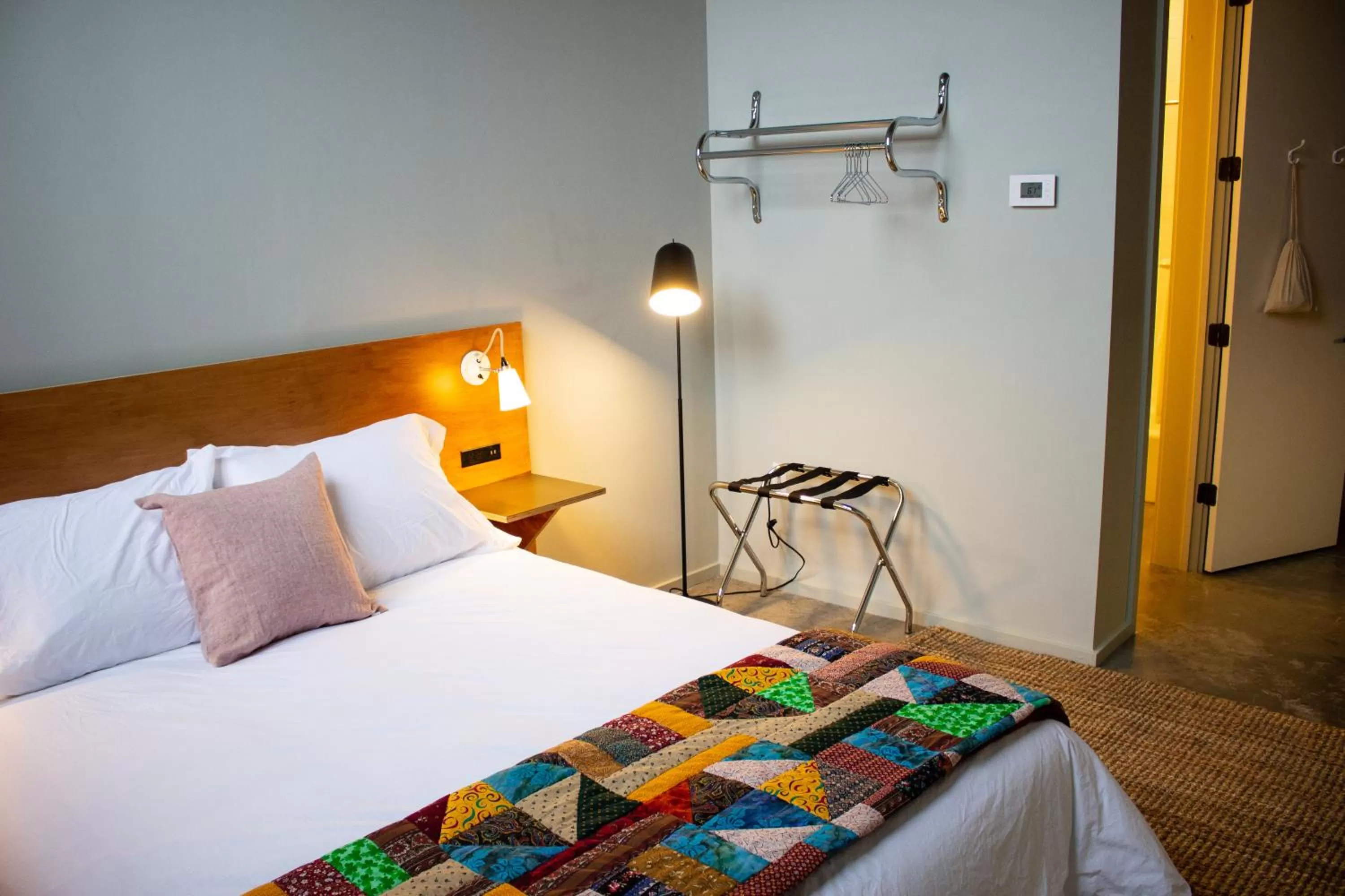 Bed in Travelers Hotel