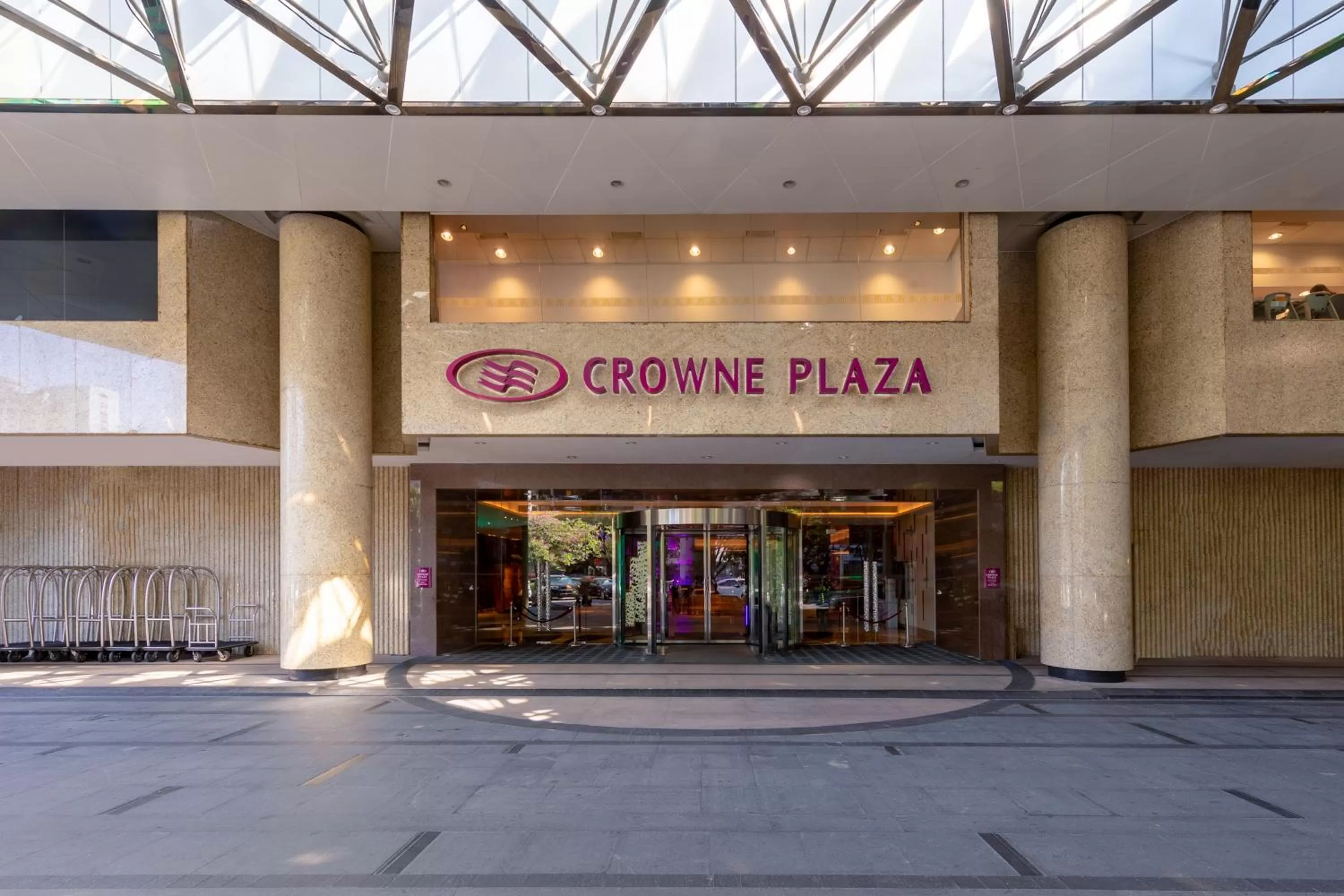 Facade/entrance in Crowne Plaza Guangzhou City Centre by IHG