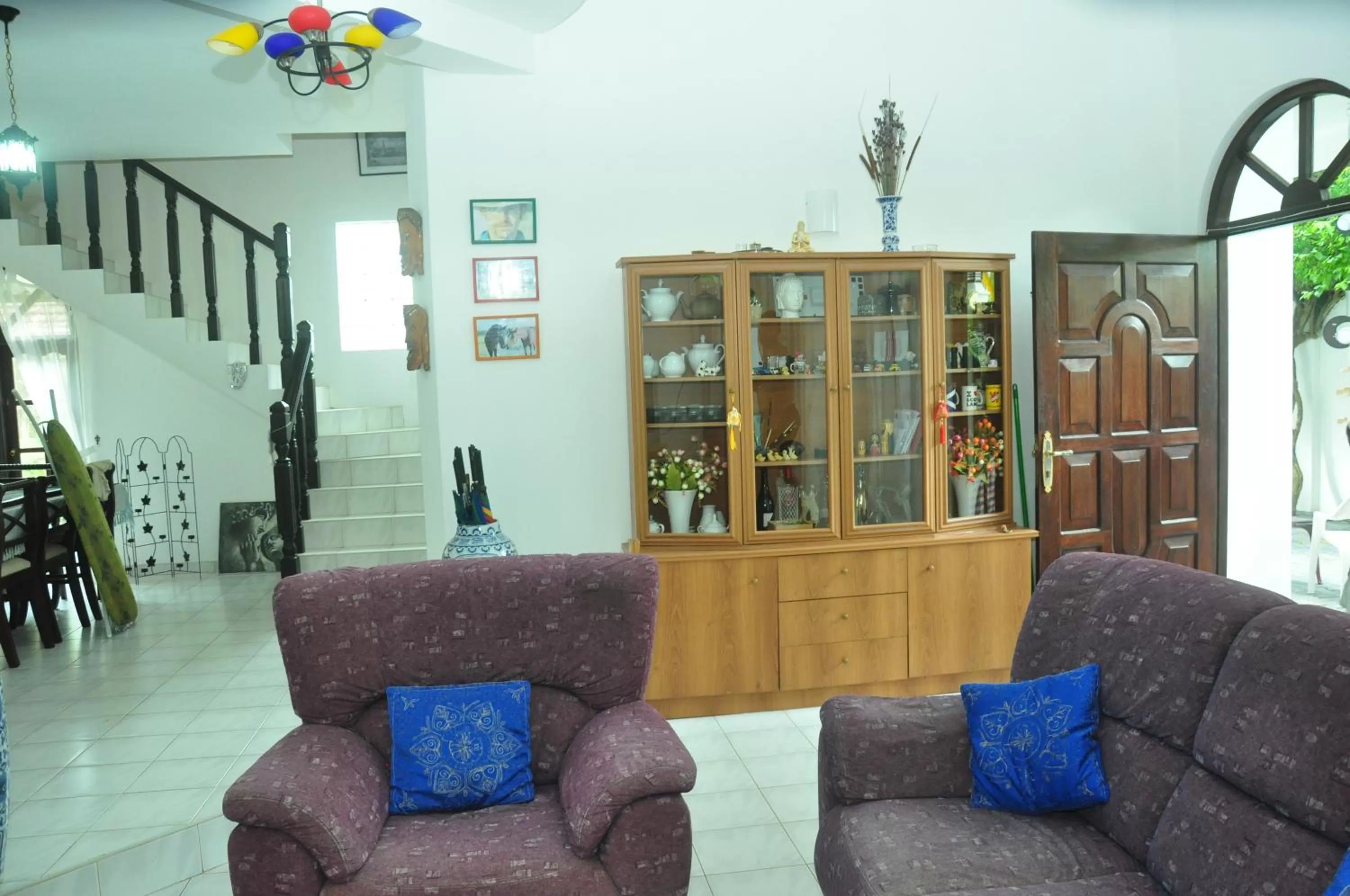 Living room, Lobby/Reception in Bon Accord Mirissa