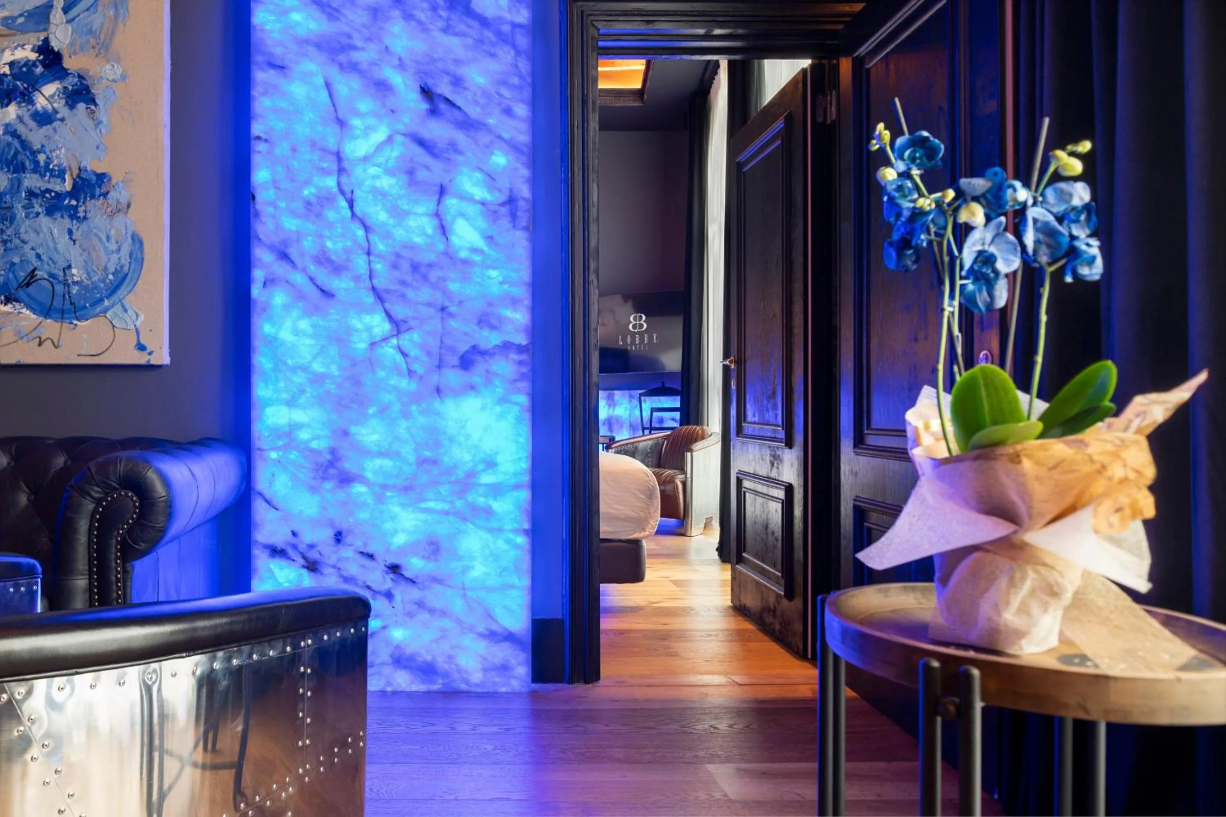 Bathroom in Hotel Lobby