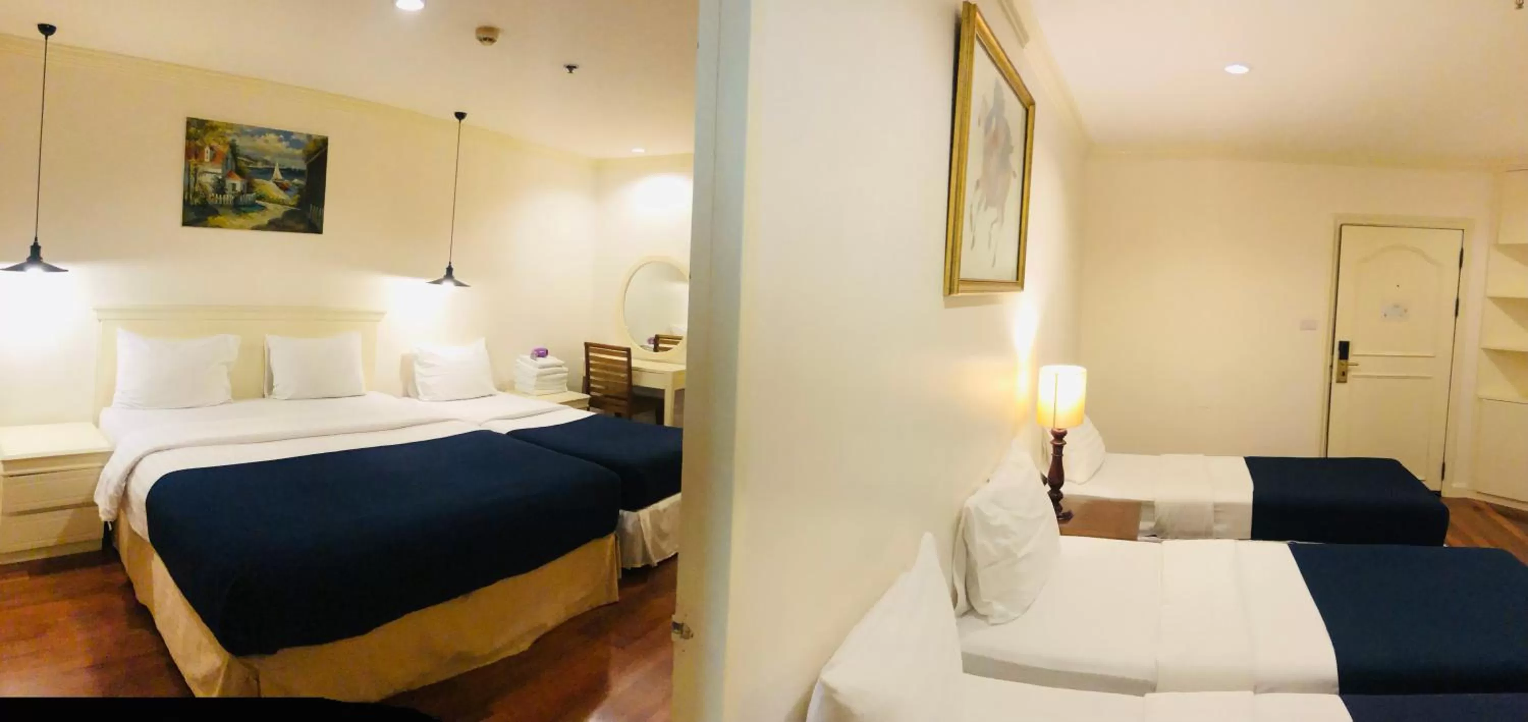 Bed in The Victory Residences Bangkok