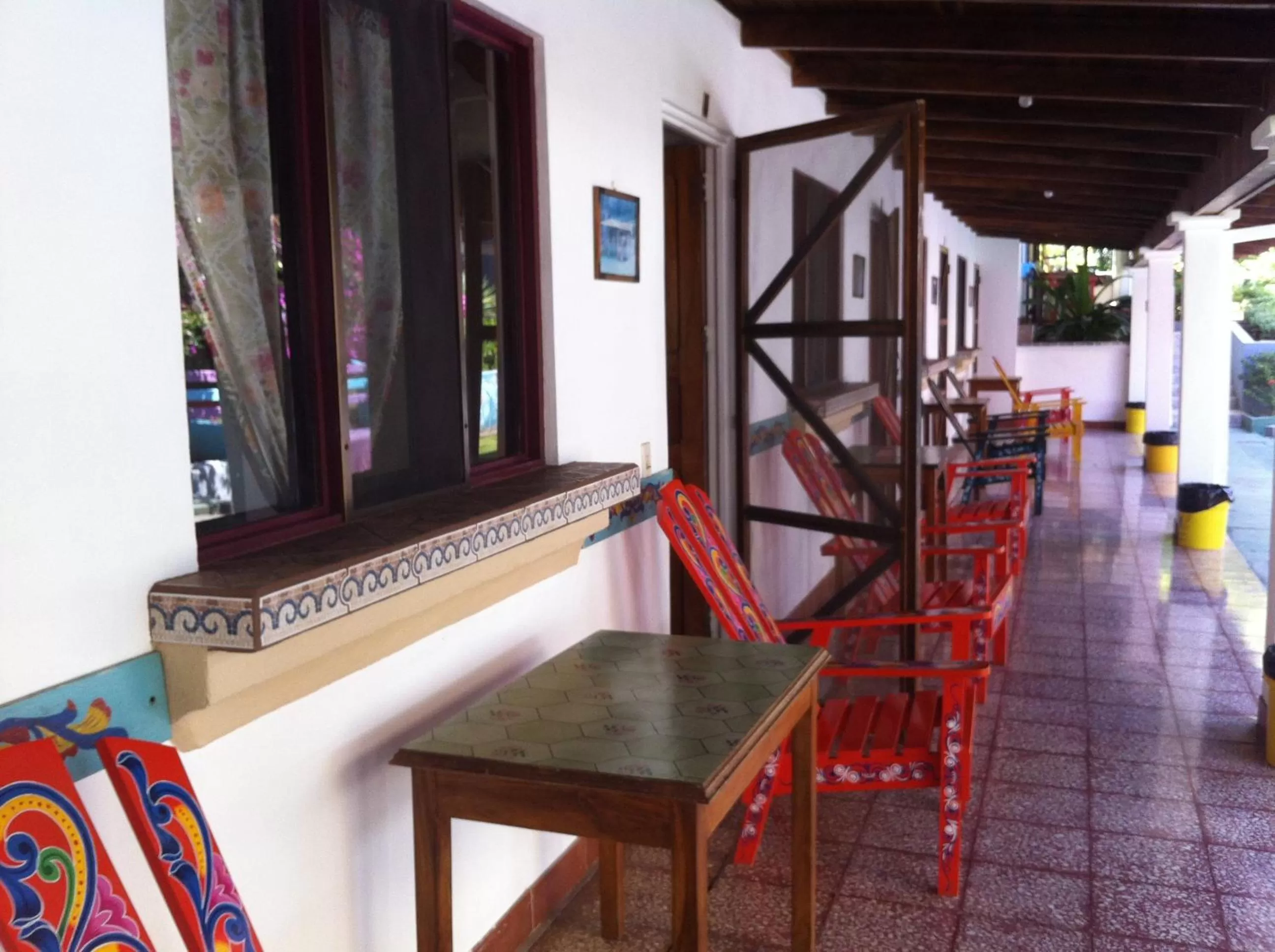 Patio in Hotel Marielos