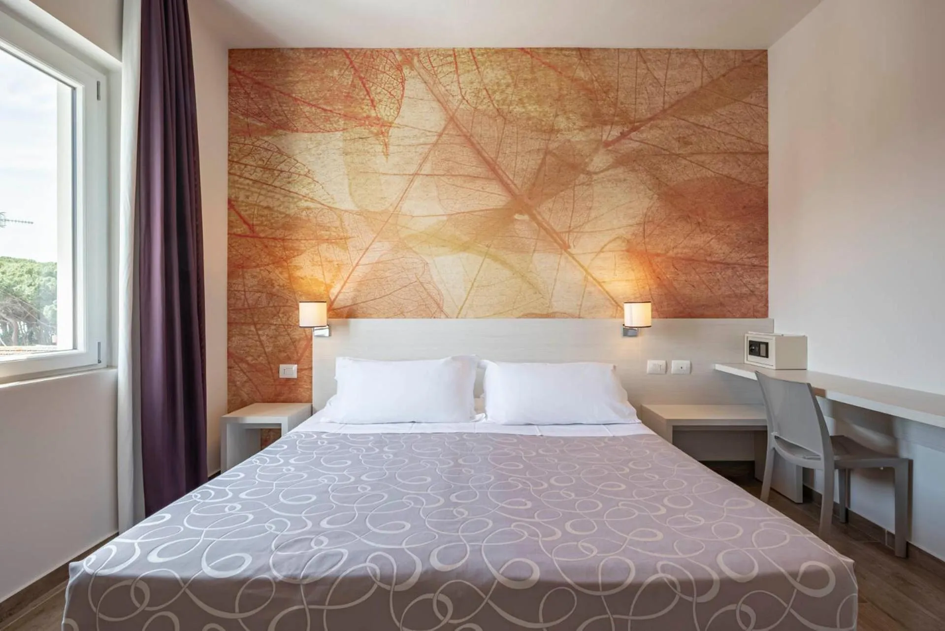 Bedroom, Bed in Hotel La Pineta