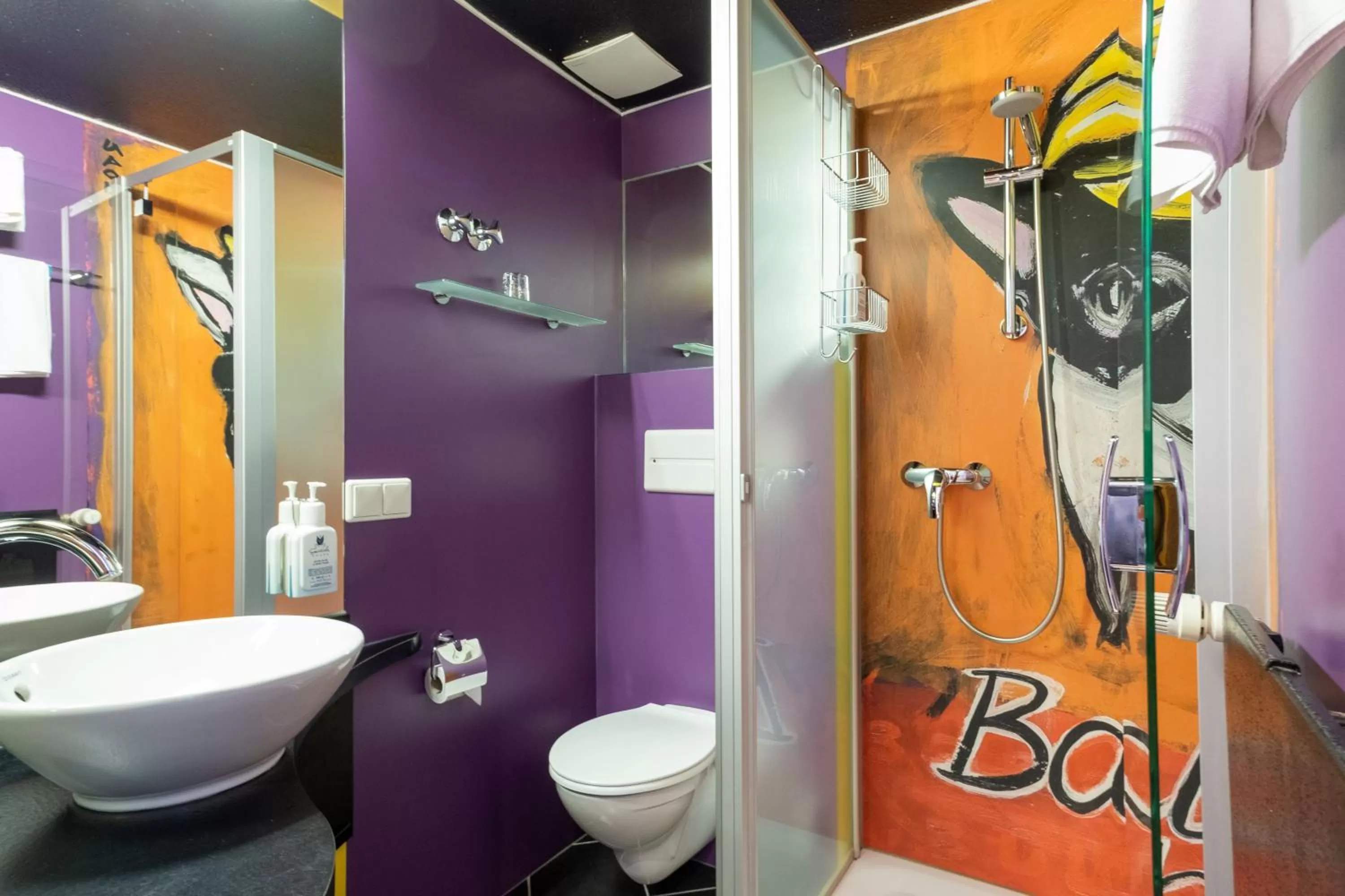 Shower in ART-Hotel Braun