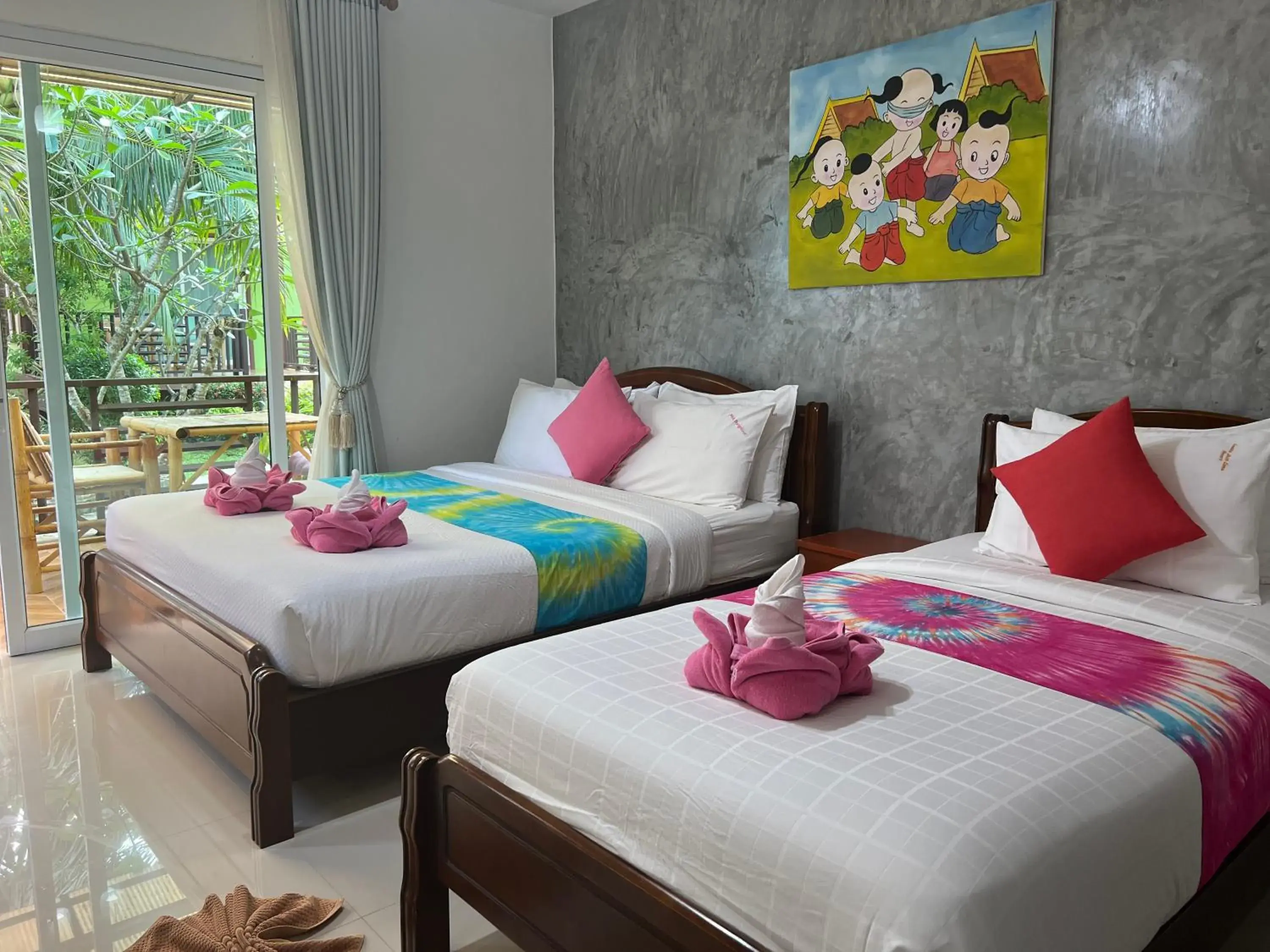 Luxury Family Room in Pinky Bungalow Resort & Villa - SHA Extra Plus Luxury Family Room in Pinky Bungalow Resort & Villa - SHA Extra Plus
