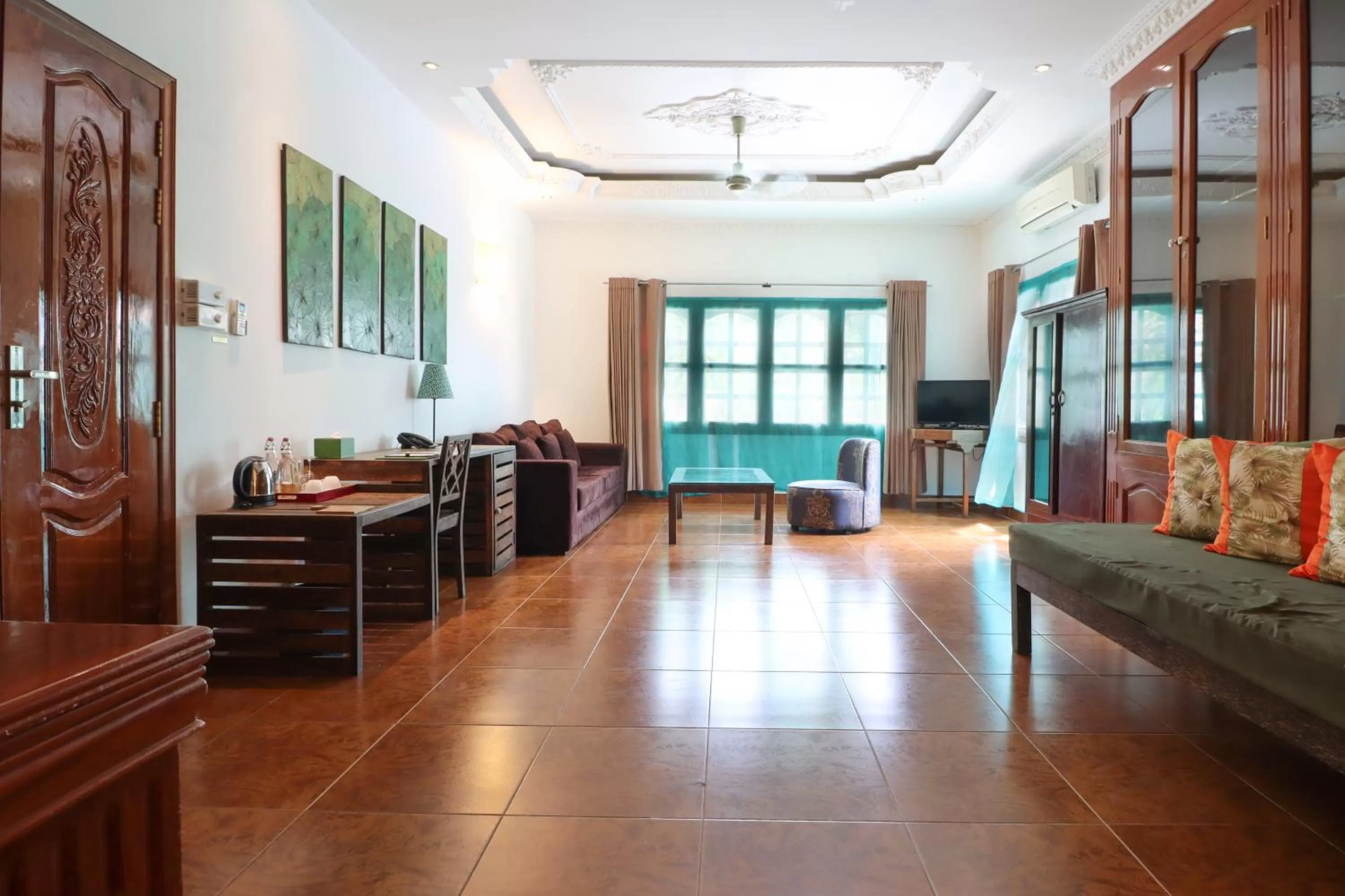 Seating area in The Pavilion