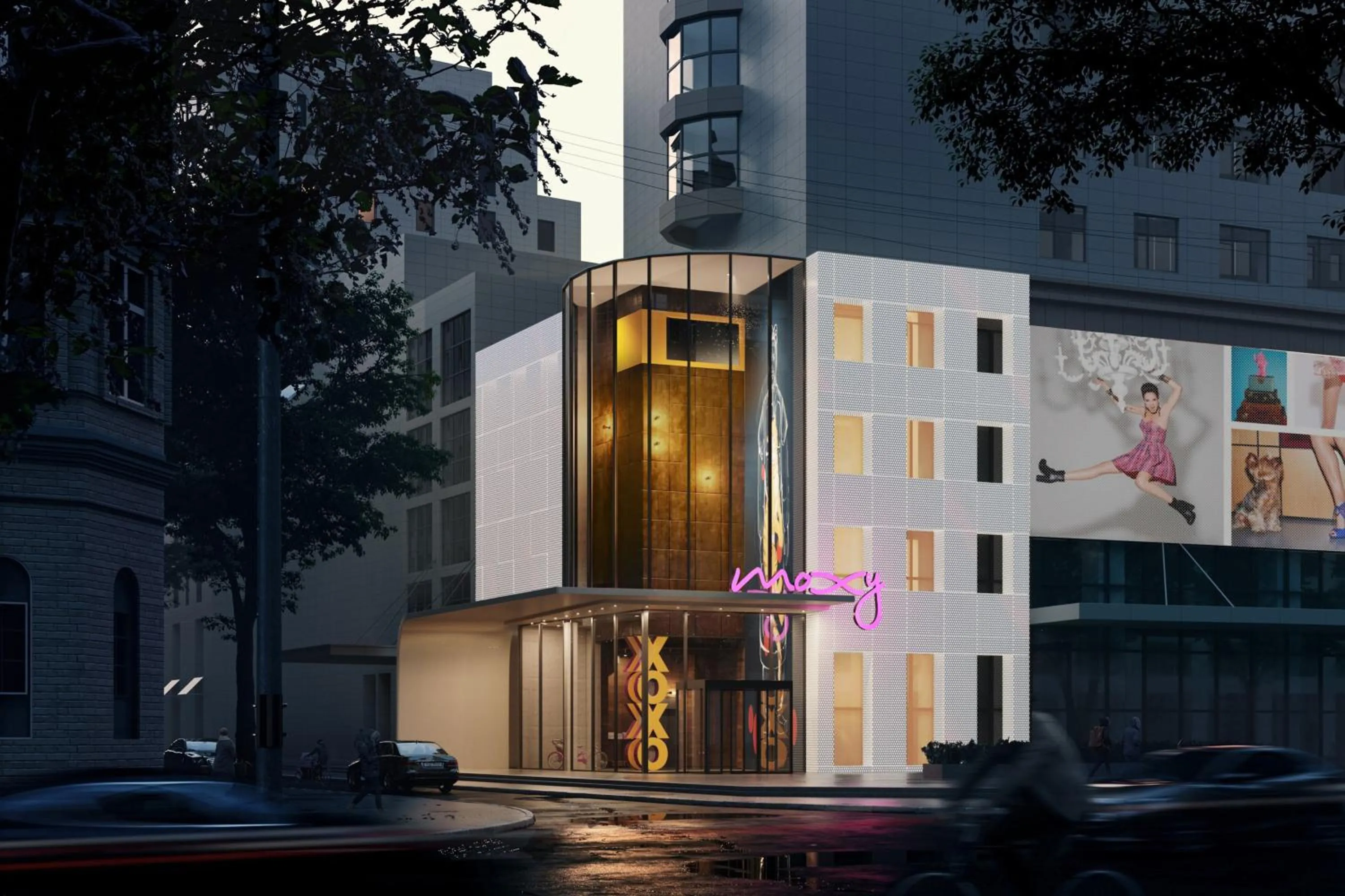 Property building in Moxy Xi'an Beilin