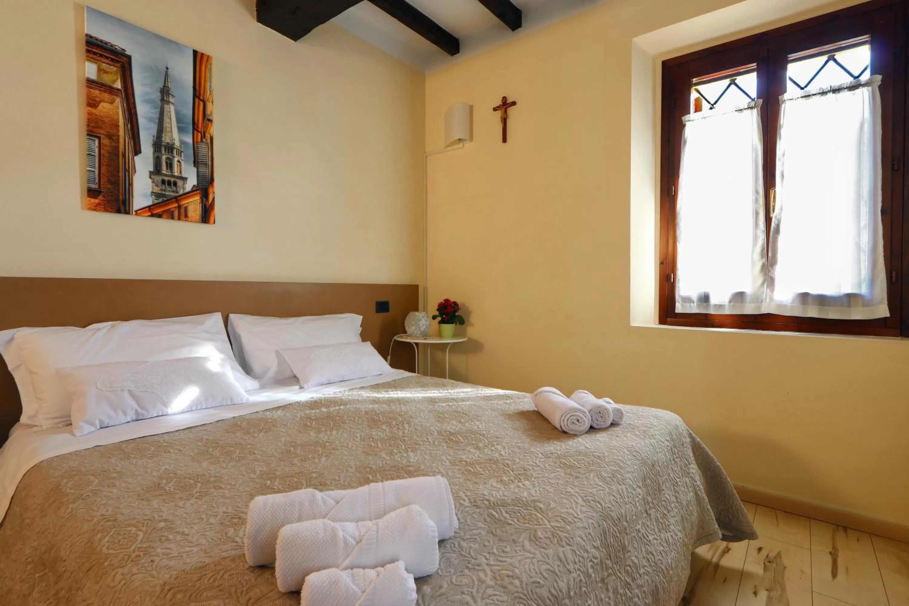 Bed in B&B Le Noci di Feo