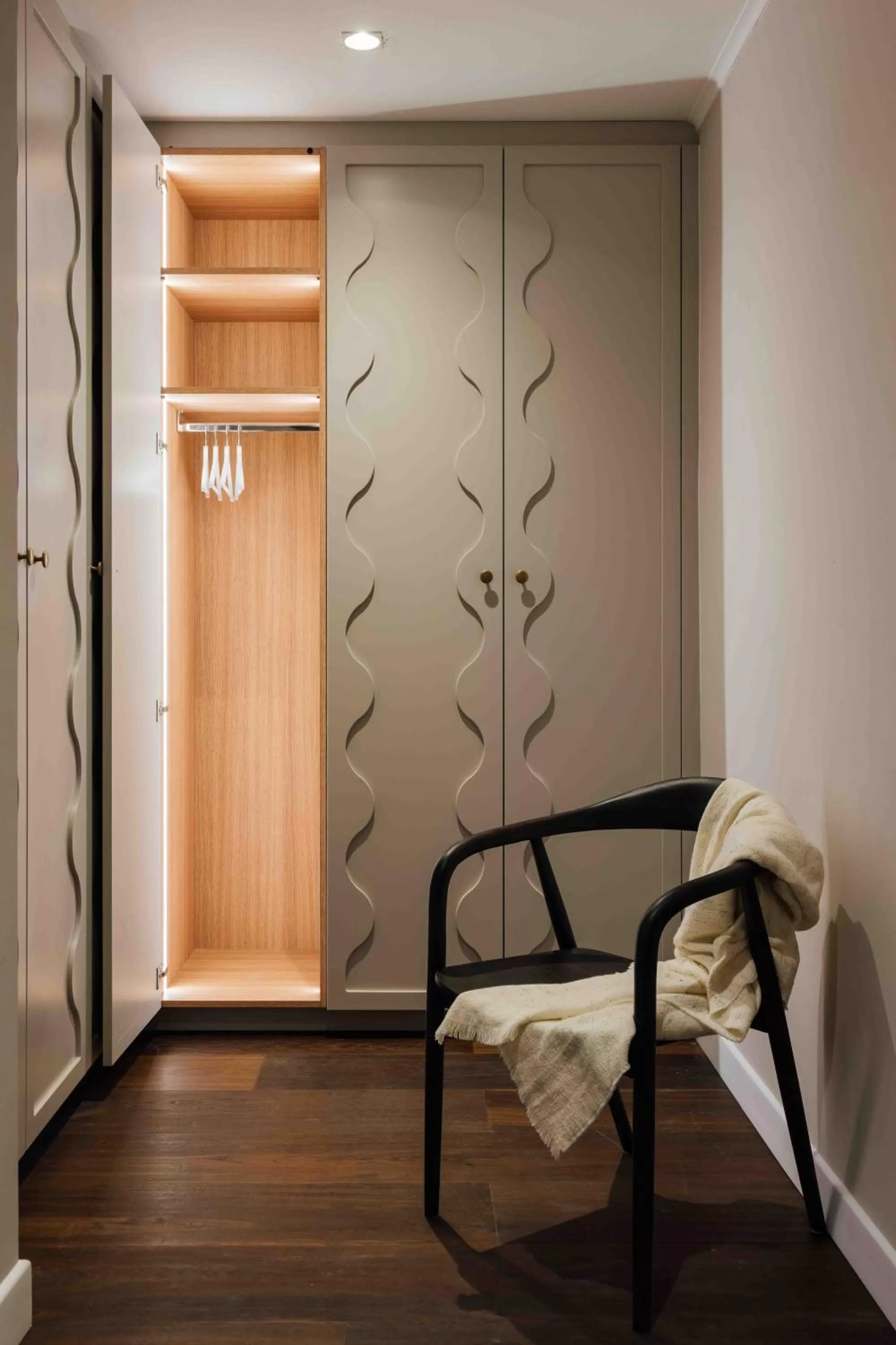 wardrobe in Clemonte Hotel - Your Reception-less Boutique Hideaway
