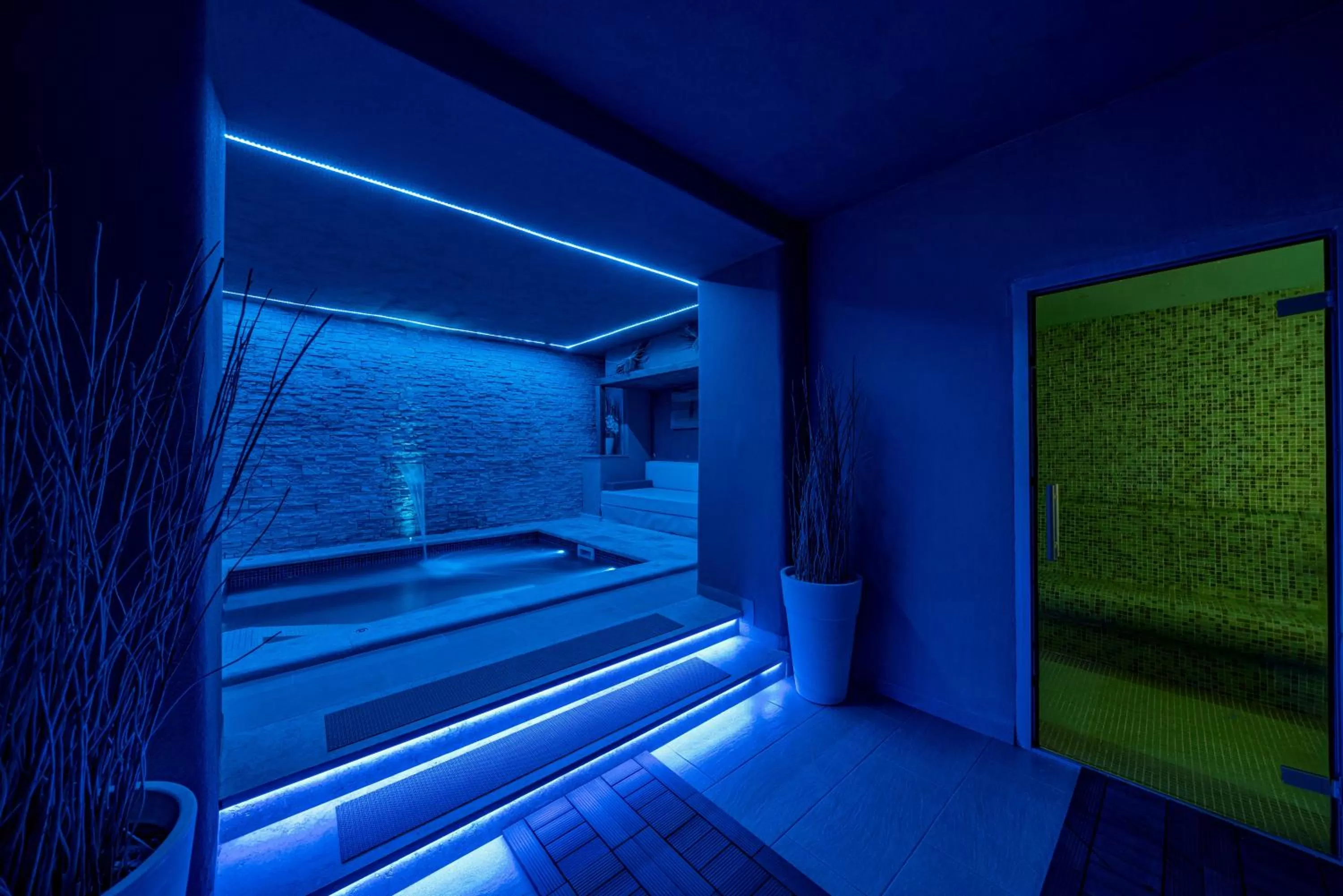 Steam room in Hotel Panorama