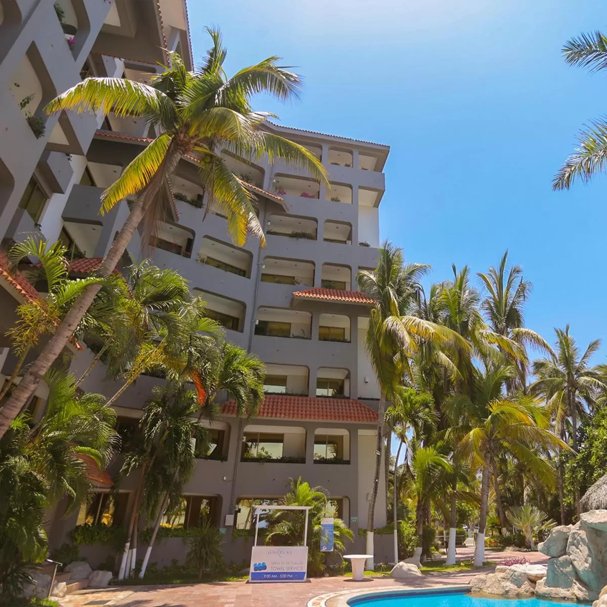 Garden view, Property Building in Luna Palace