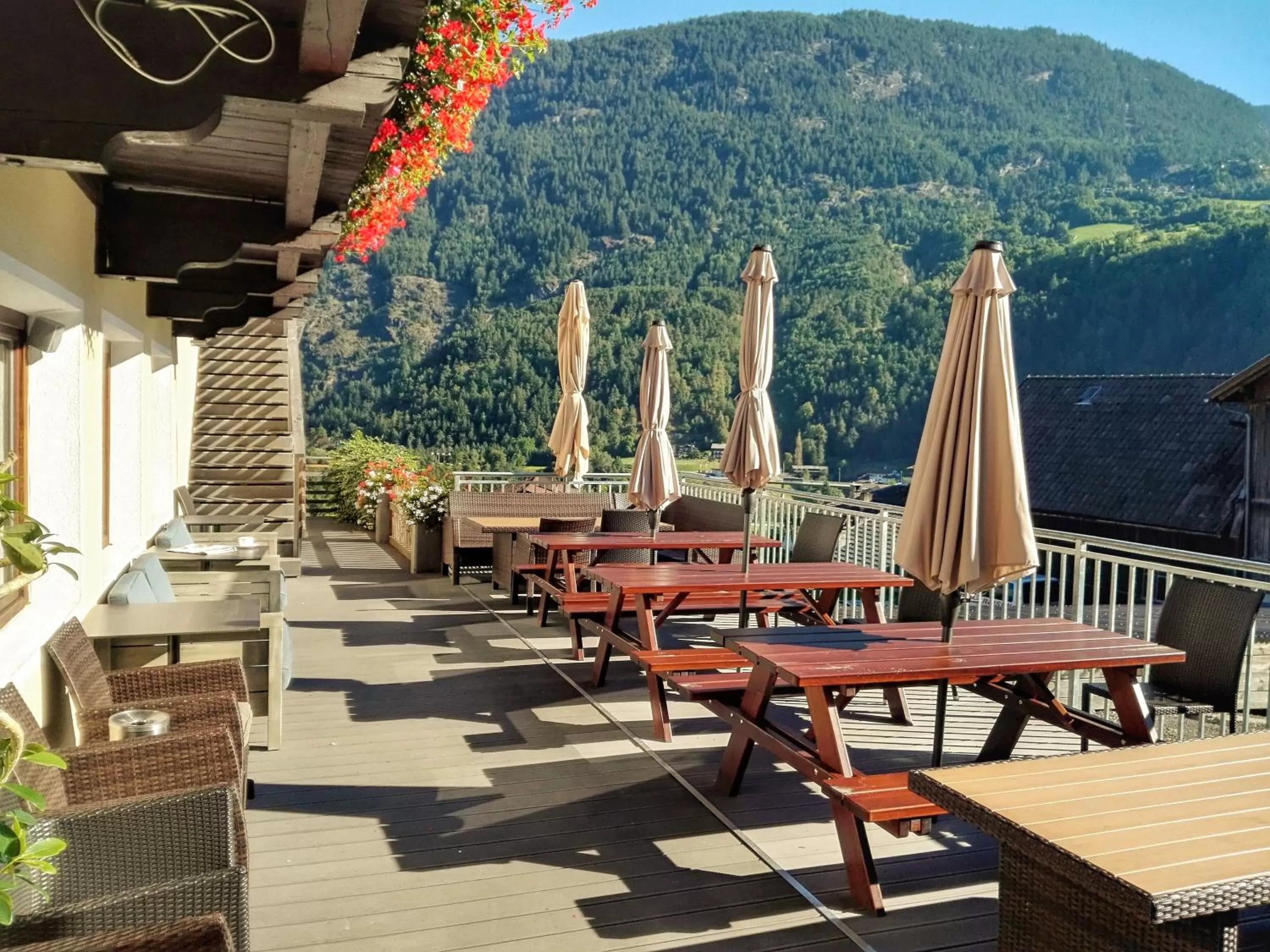 Balcony/Terrace in Gasthof Hotel Post