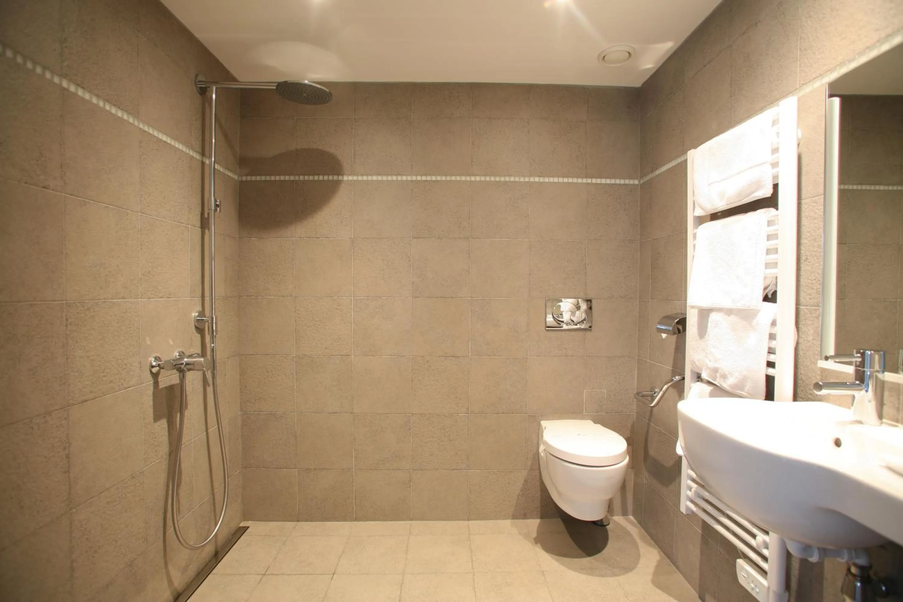 Toilet in Hôtel Restaurant Ar Milin-Logis hôtels