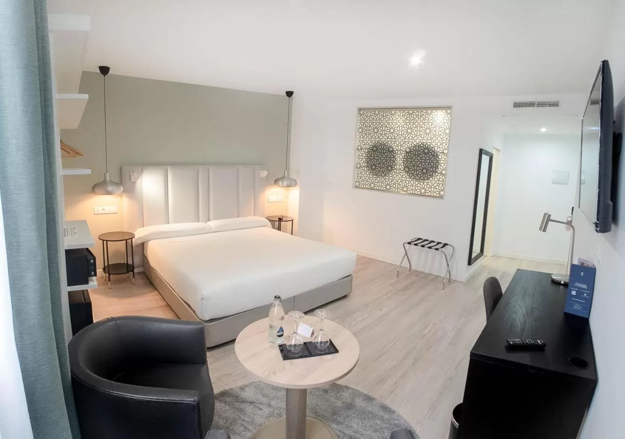 Bed in Hotel Pasarela