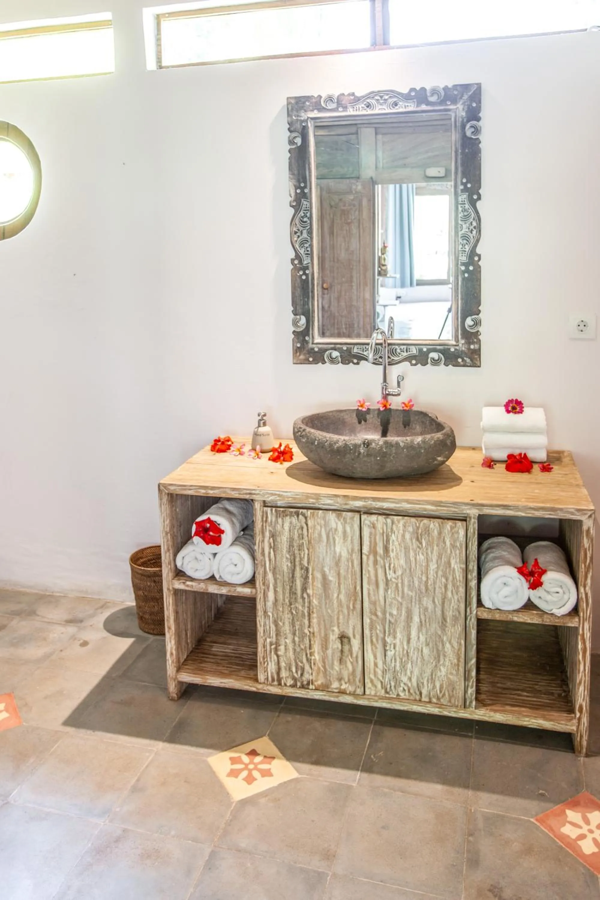 Bathroom in Swasti Eco Cottages