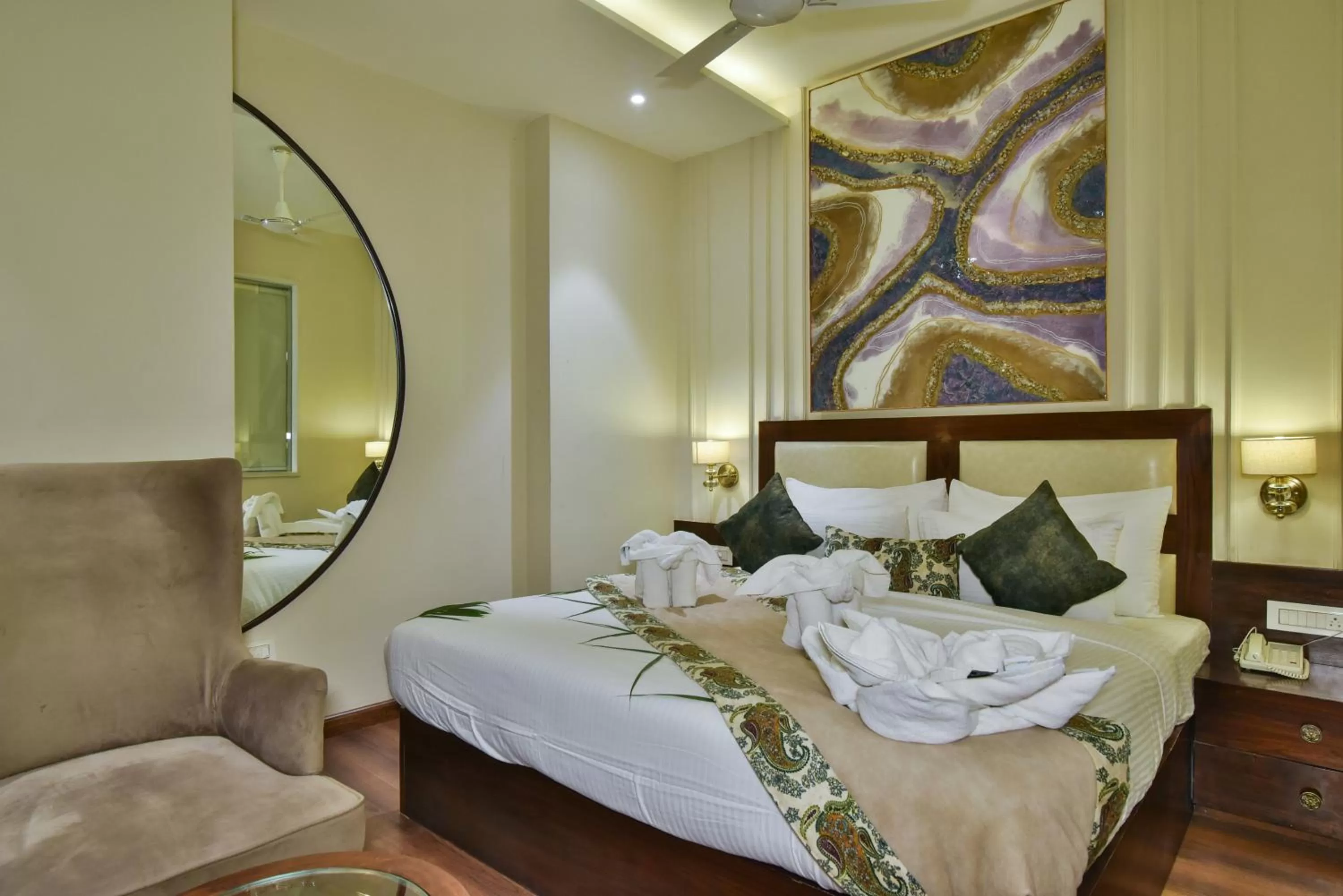 Photo of the whole room, Bed in Hotel BR Grand -Near Golden Temple