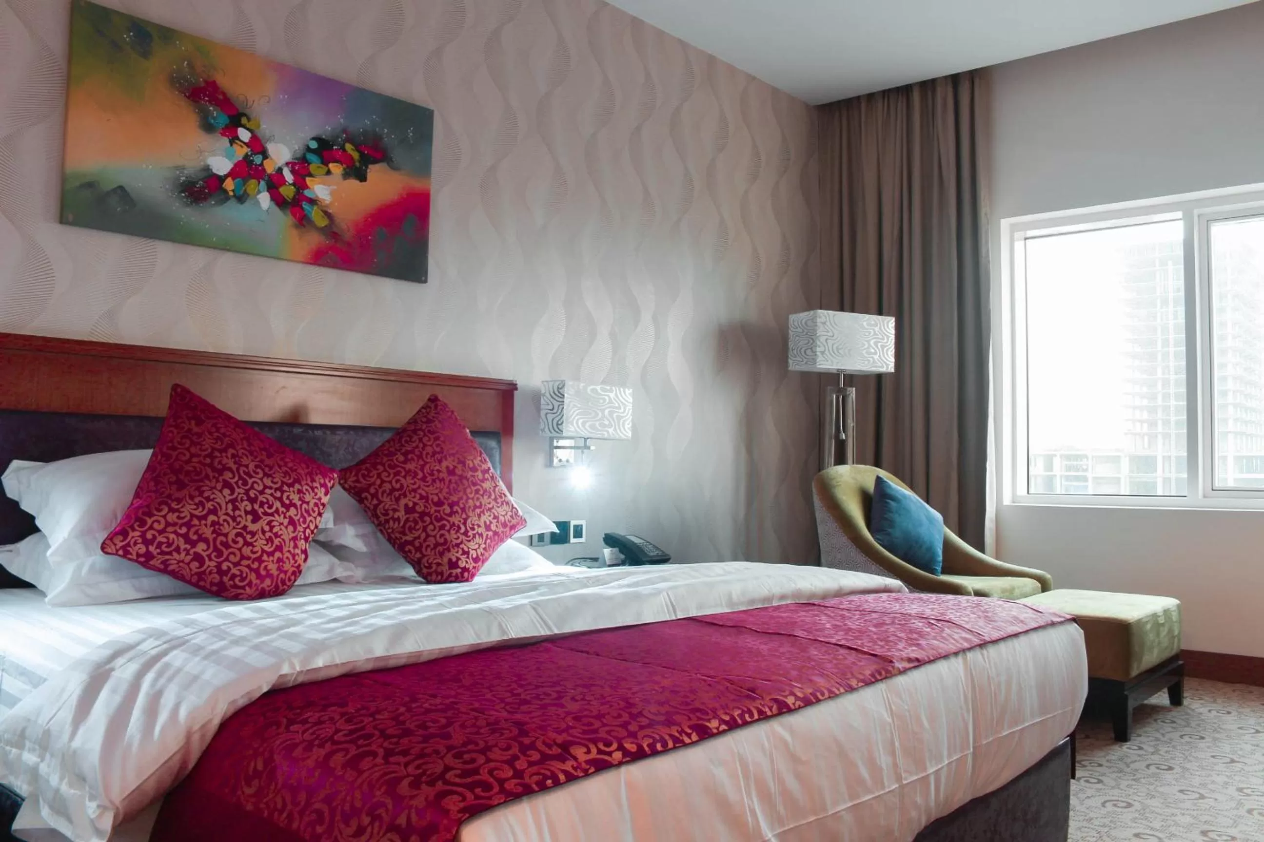 Bed in Velvet Hotel Jeddah