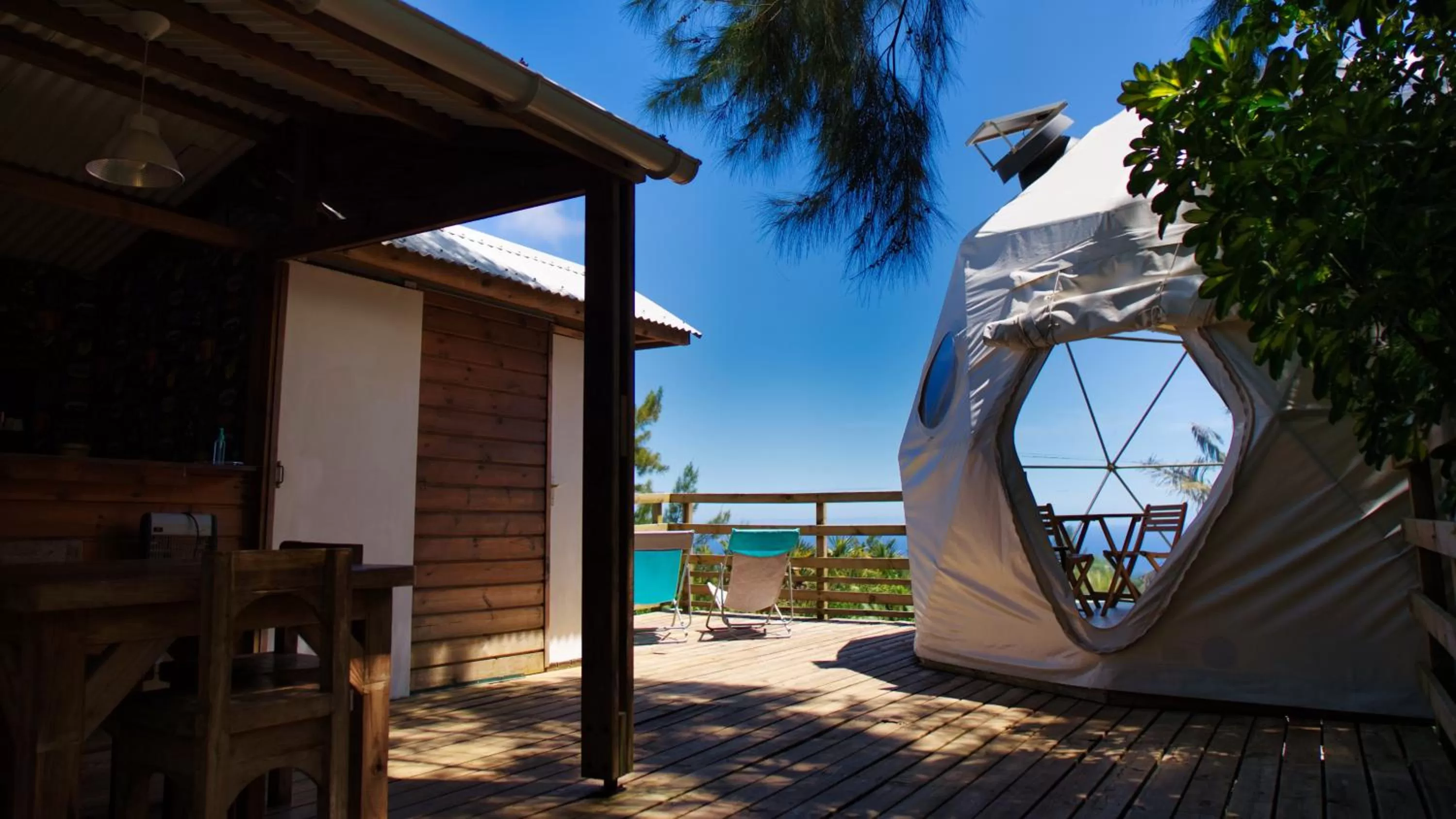 Patio in Bubble Dome Village