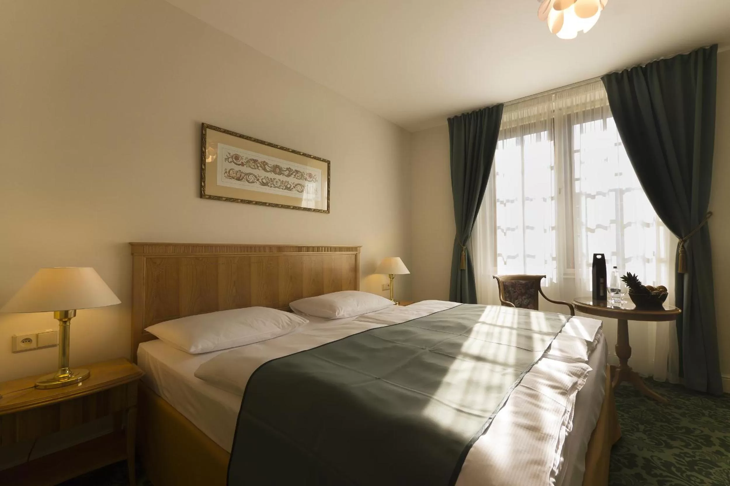 Bed in Grandhotel Ambassador Národní Dům