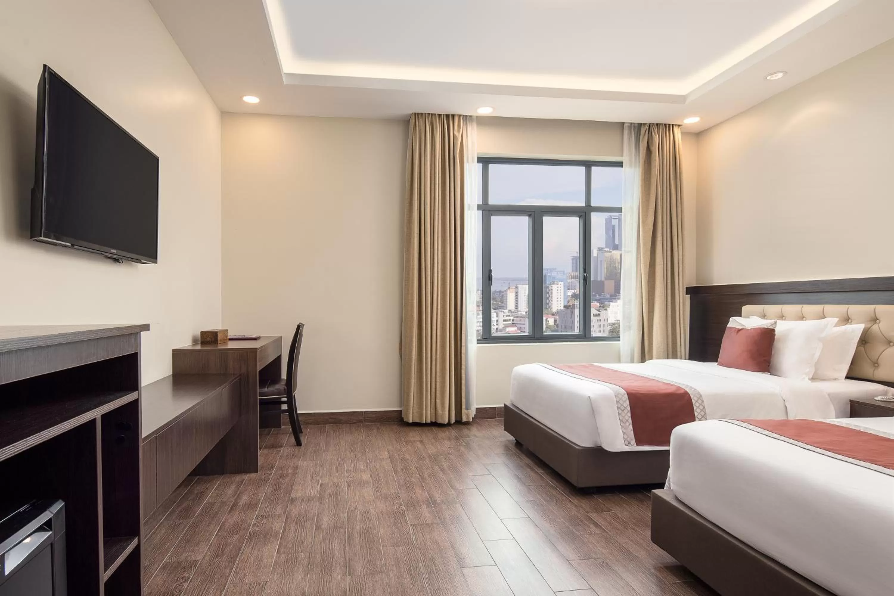 Bed in HM Grand Central Hotel