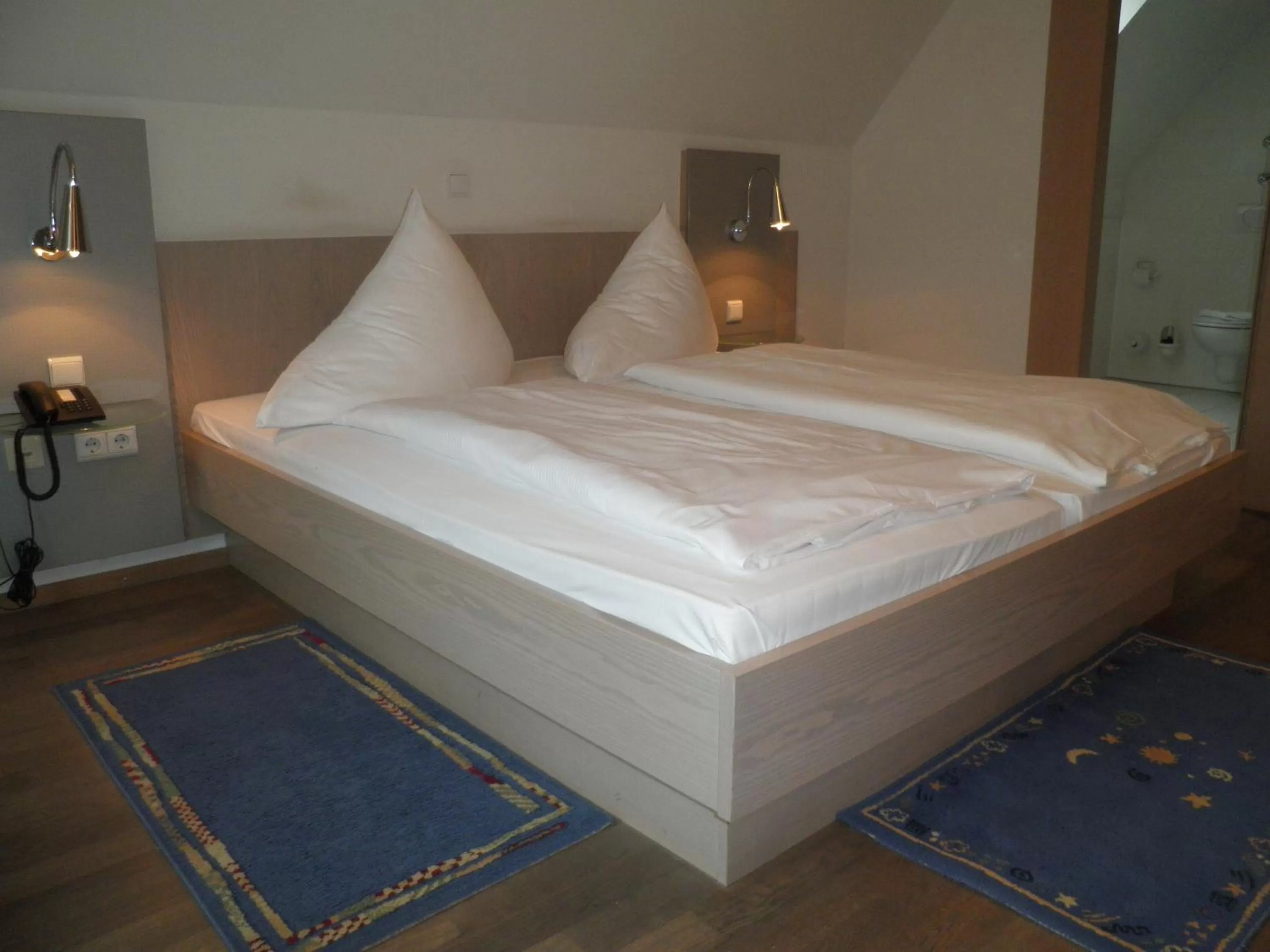 Bed in Hotel und Gasthof Ritter St. Georg