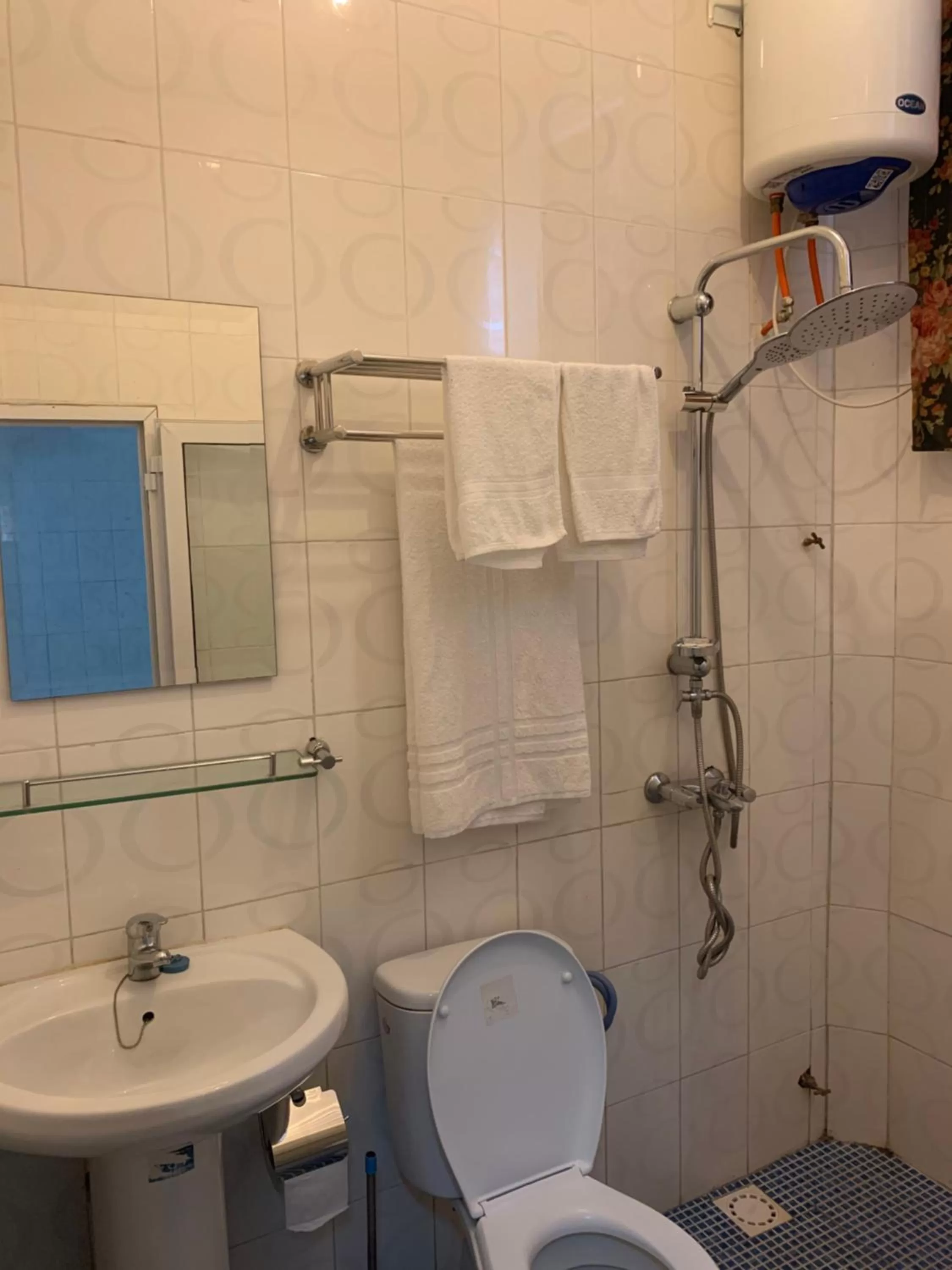 Shower in Woodpecker Resort Hotel