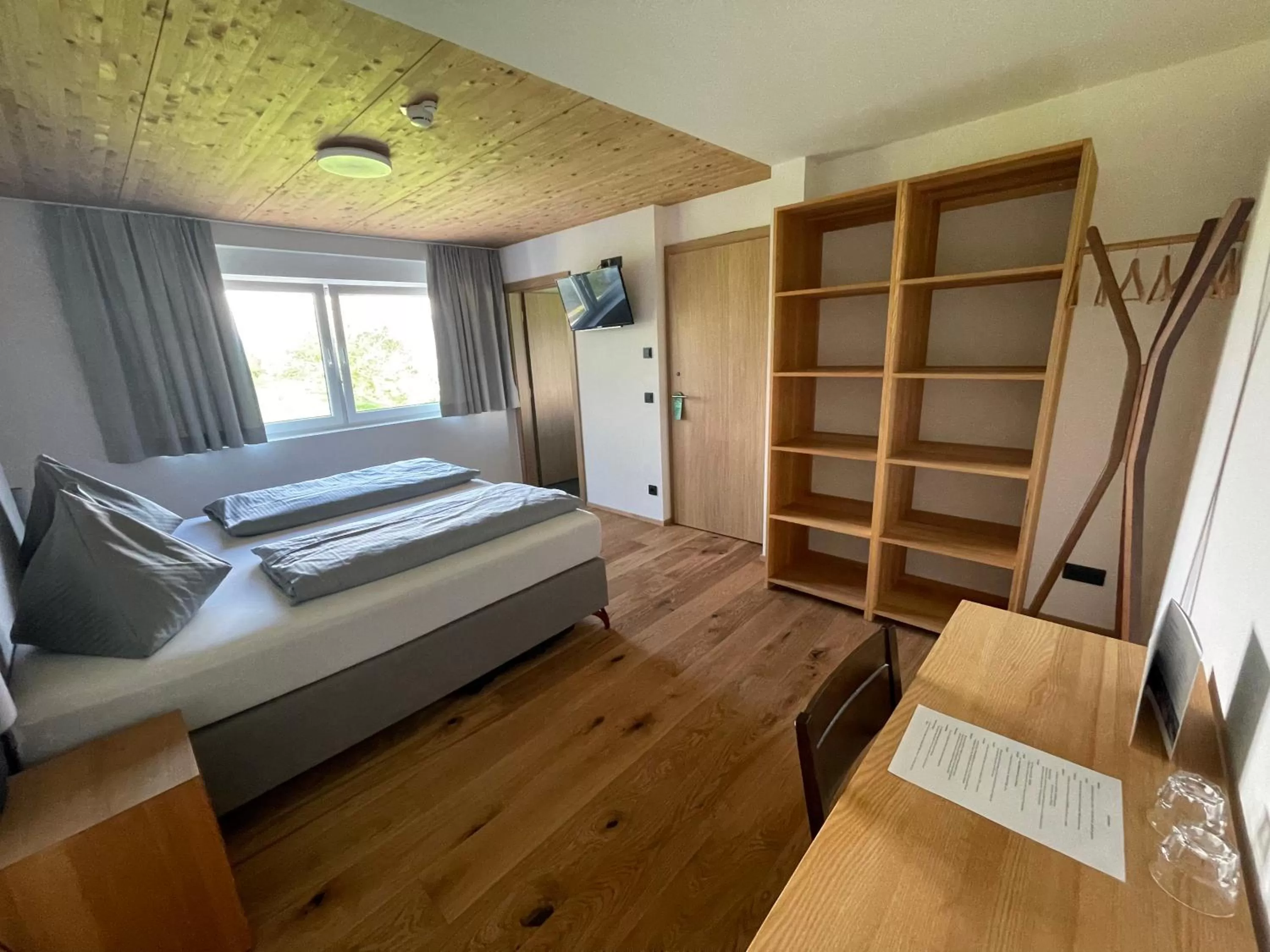 Bed in Panoramahotel Sonnhalde