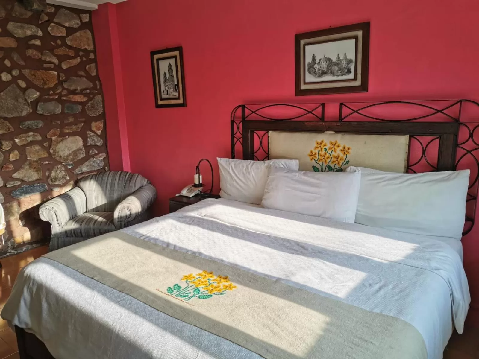 Bed in Hotel San Jorge