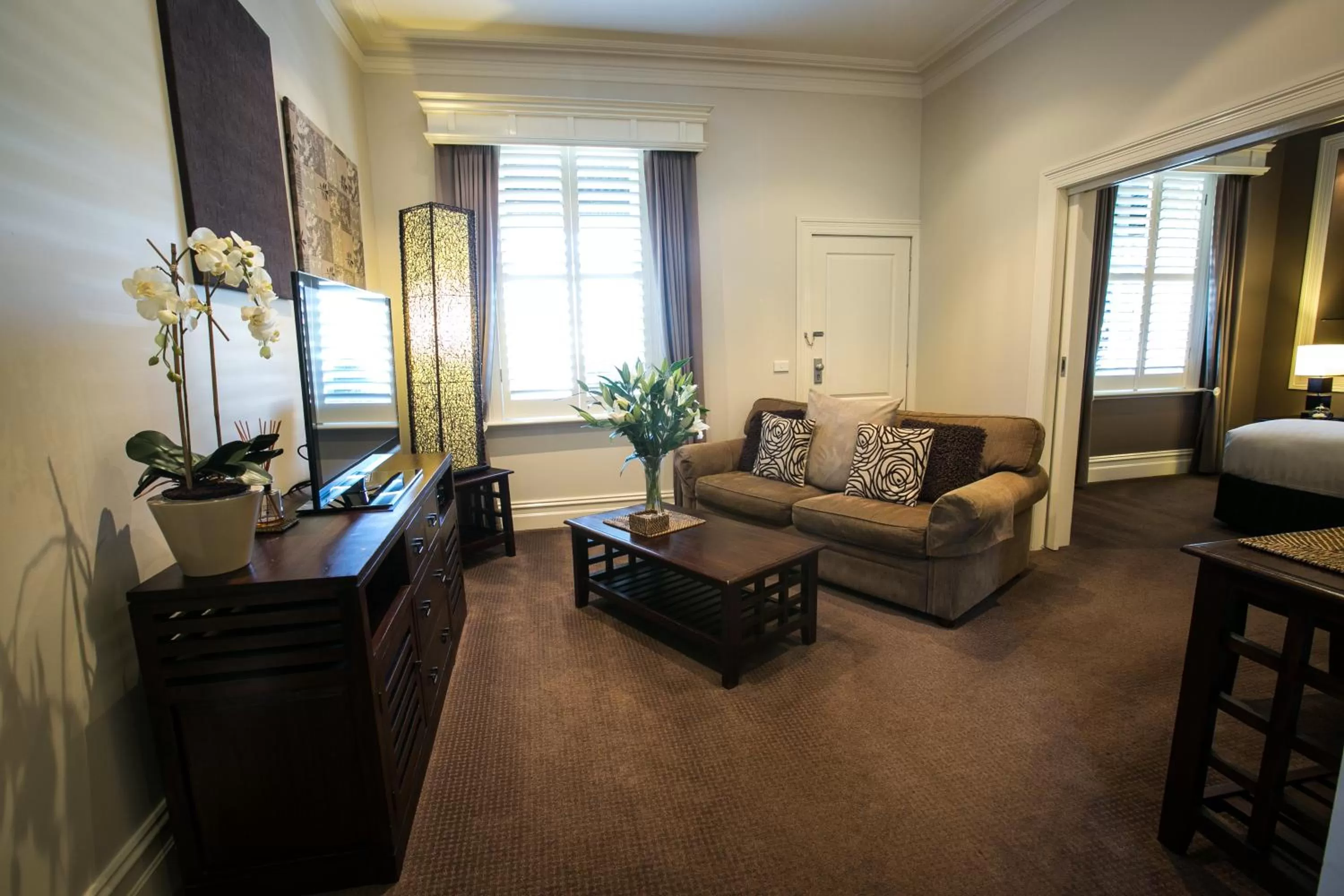 Living room in Gallery Apartments