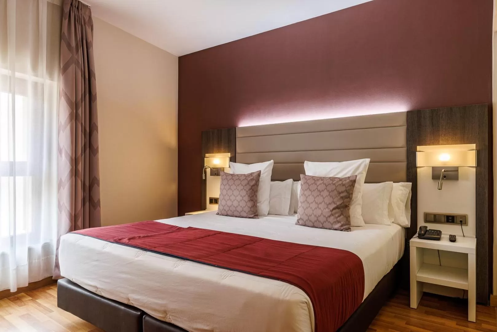 Bed in Hotel Ronda Lesseps