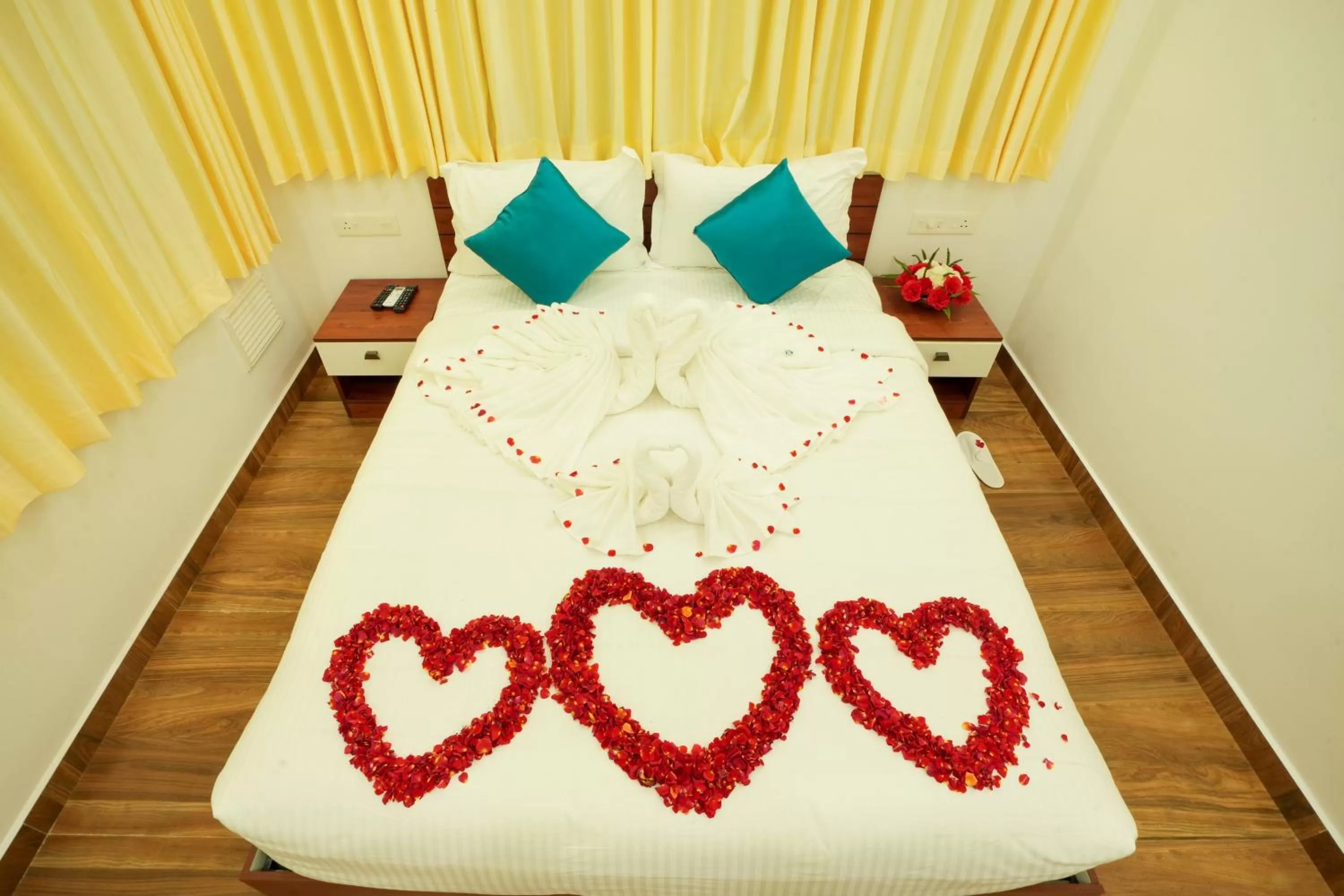 Bed in Misty Range Resorts