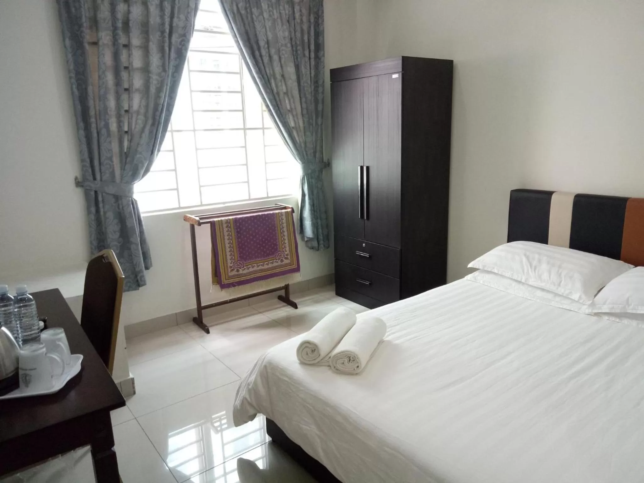 Bed in Hotel Mutiara KGMMB, Melaka