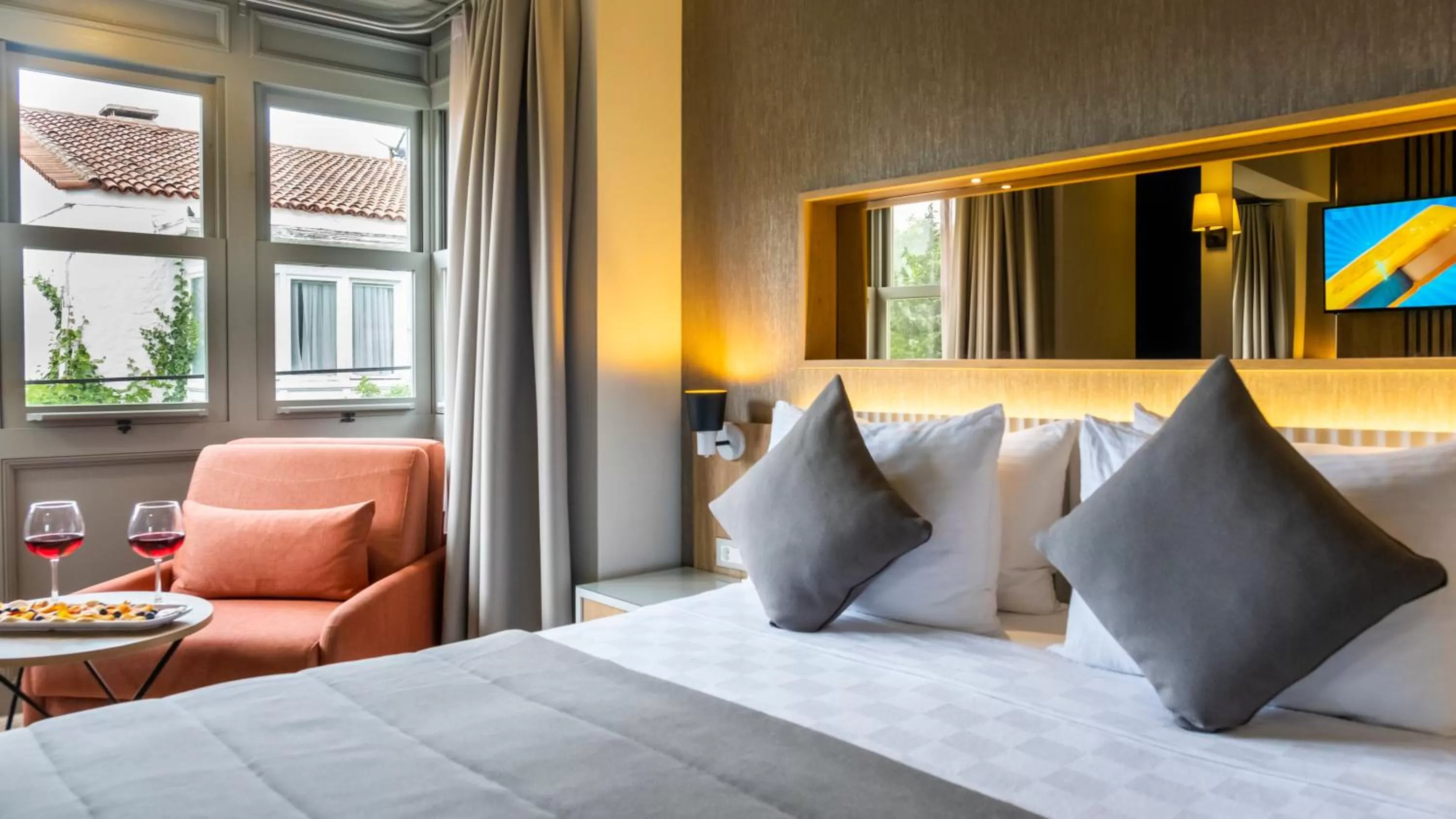 Bed in Ariel Hotel Alaçatı