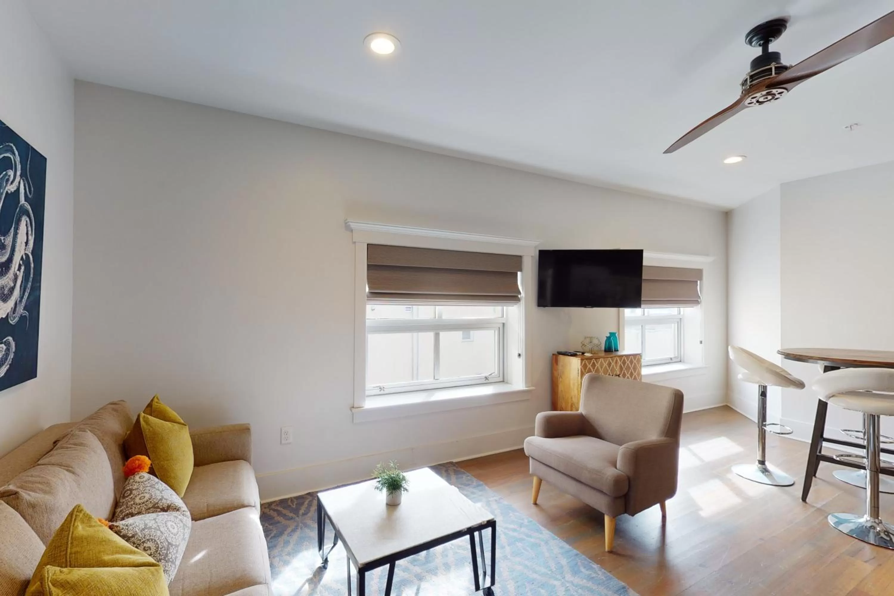 Seating Area in 493 King Two Bedroom Suites