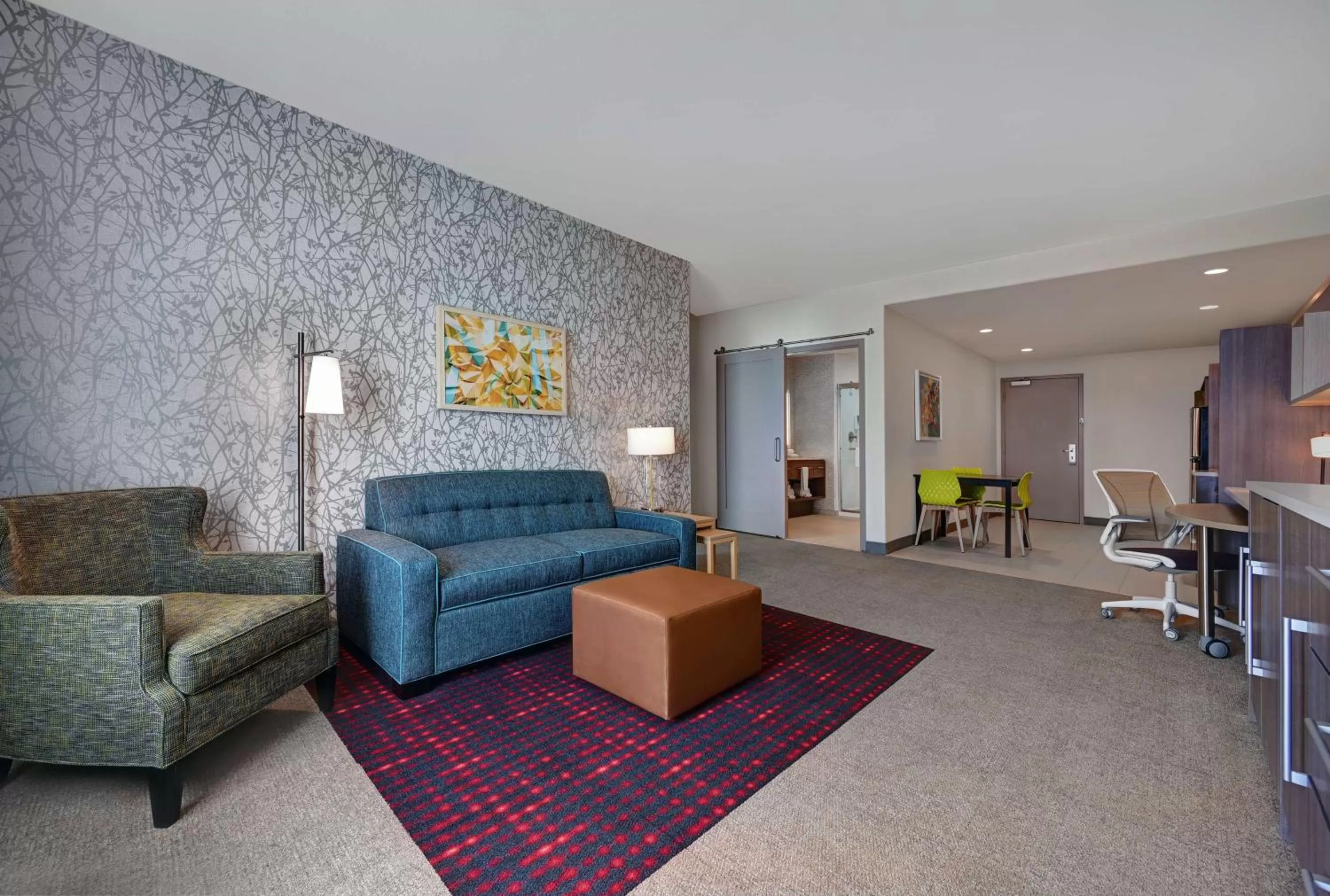 Living room in Home2 Suites By Hilton Tracy, Ca