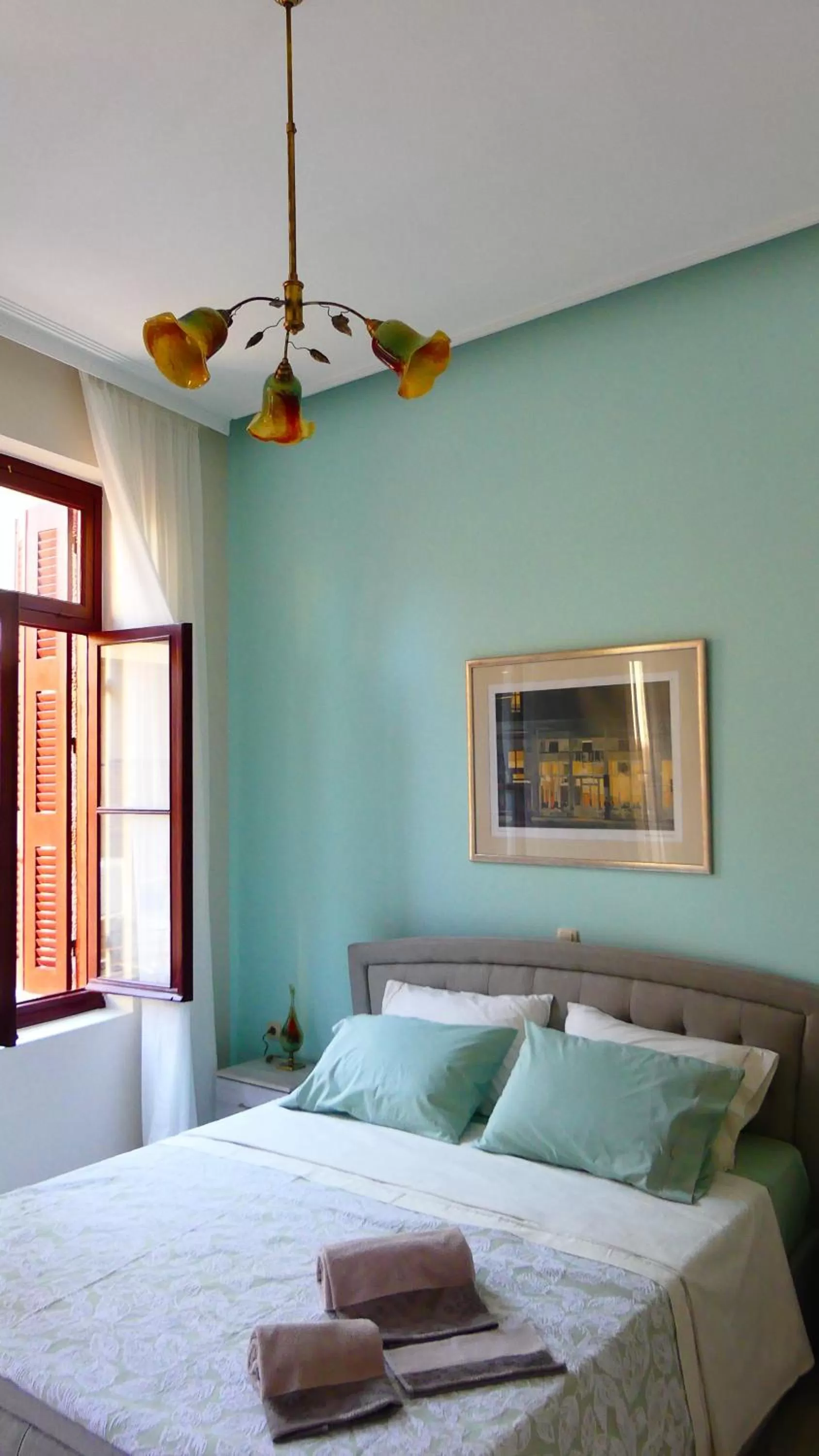 Bedroom, Bed in Theasis Athens