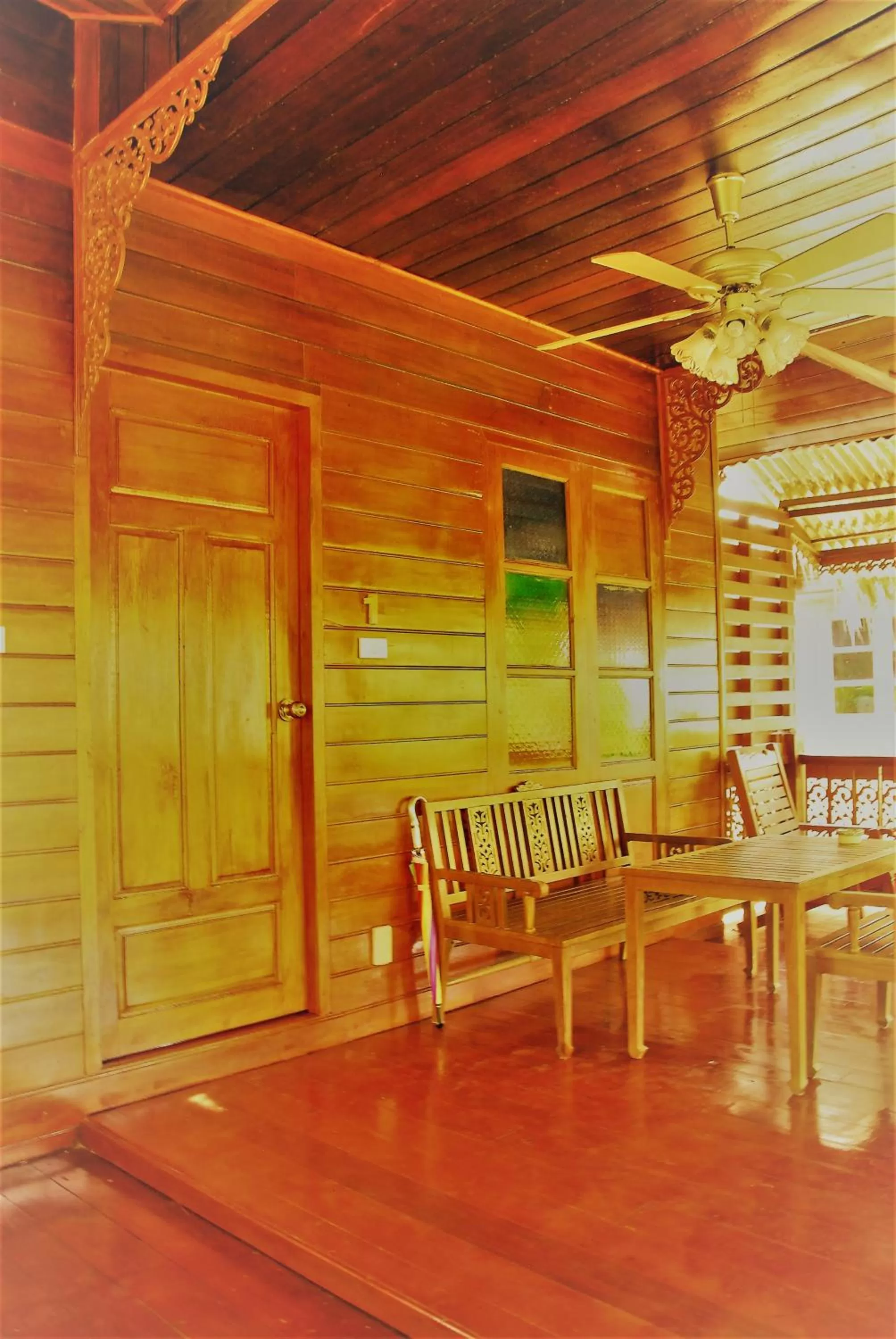 Patio in Cozy Garden Resort