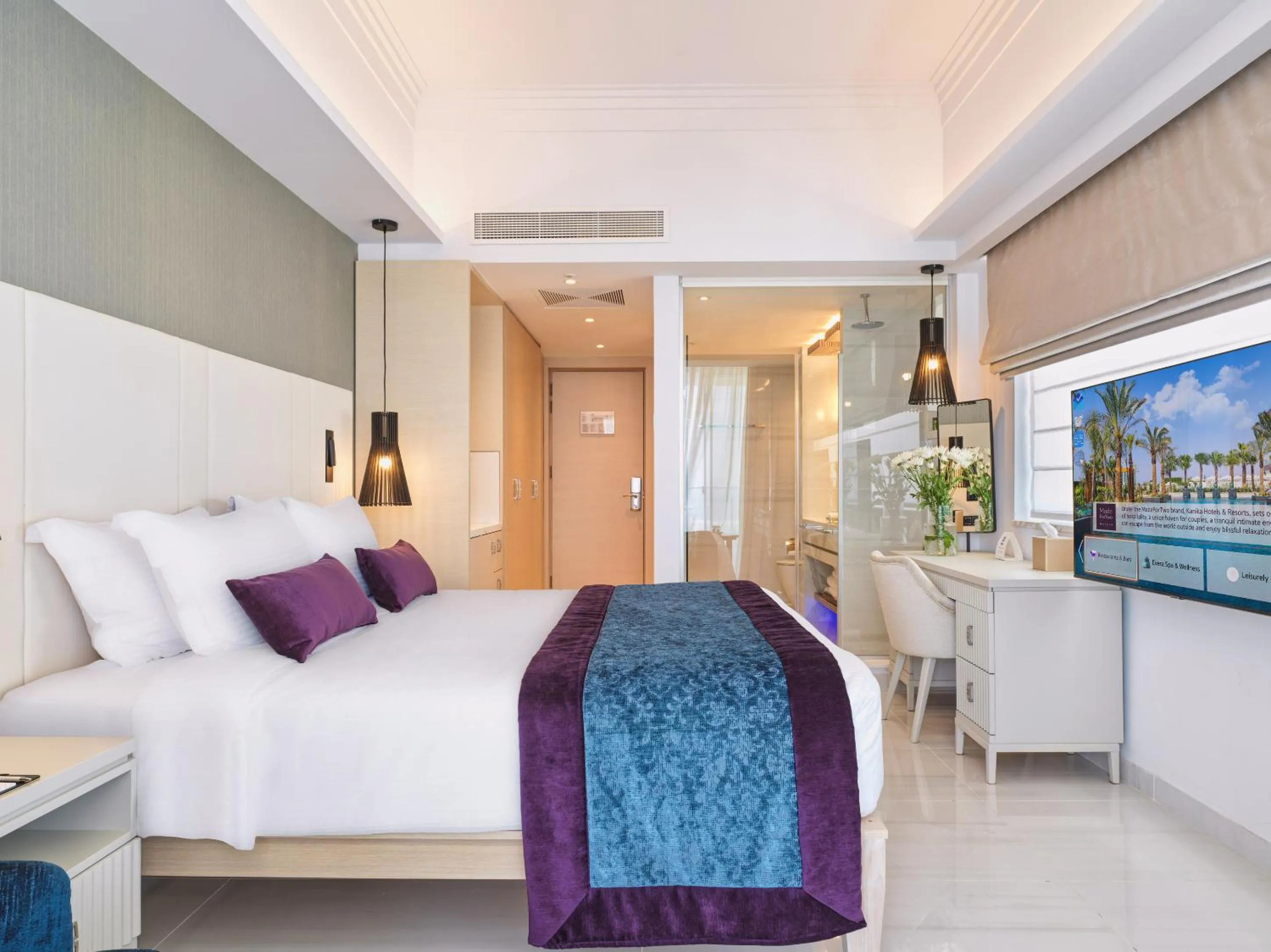 Bedroom, Bed in Amanti, MadeForTwo Hotels - Ayia Napa