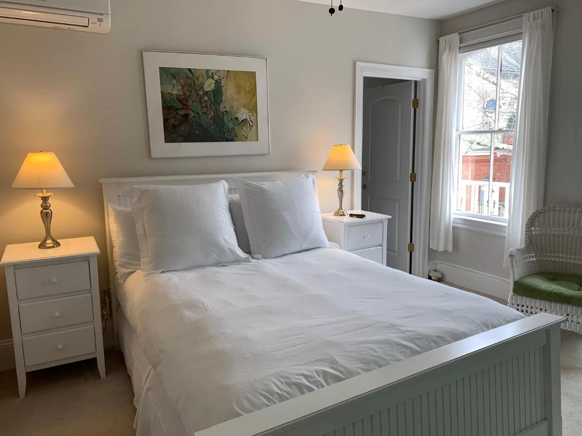 Bed in Belfry Inn and Bistro