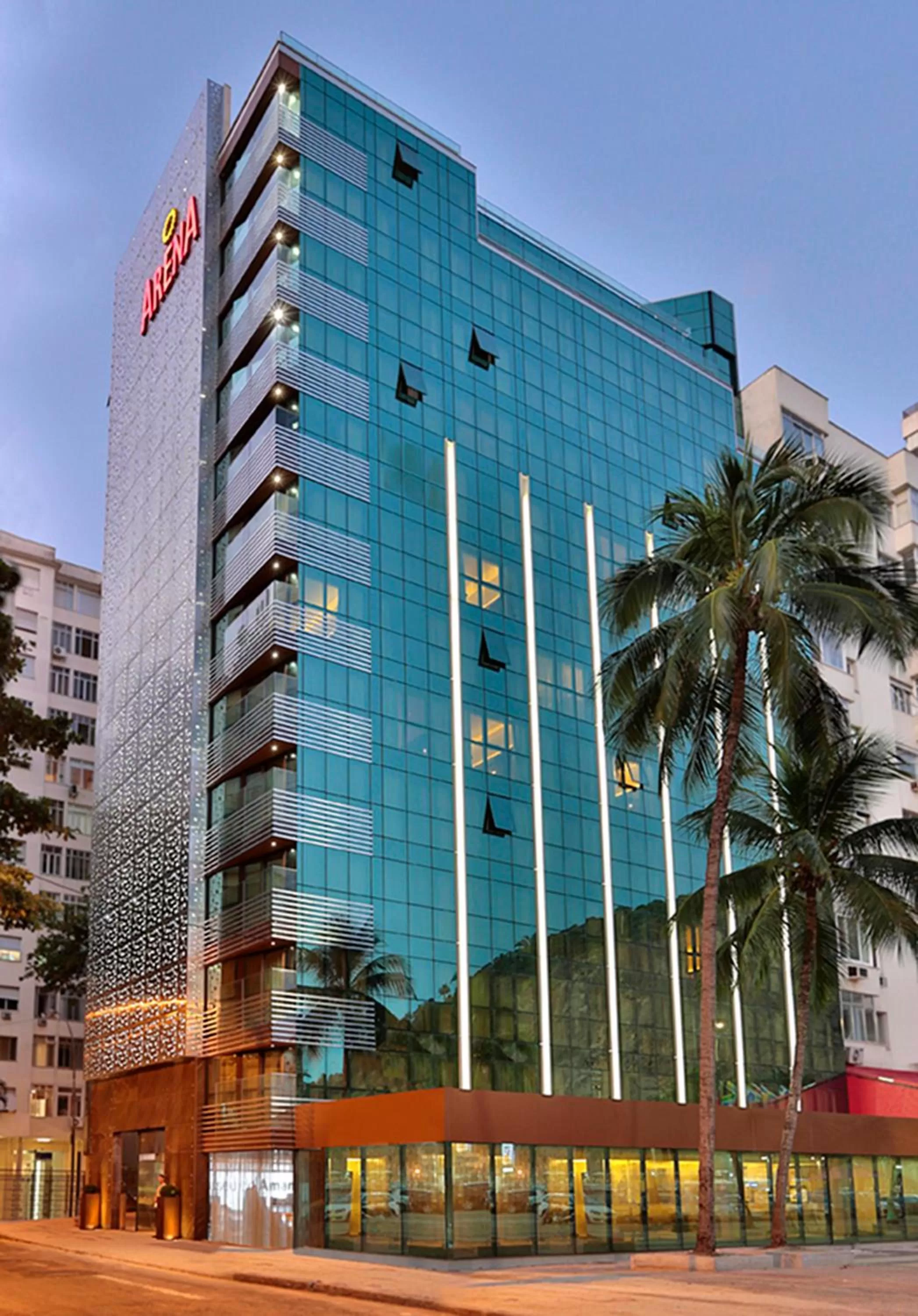 Facade/entrance in Arena Leme Hotel