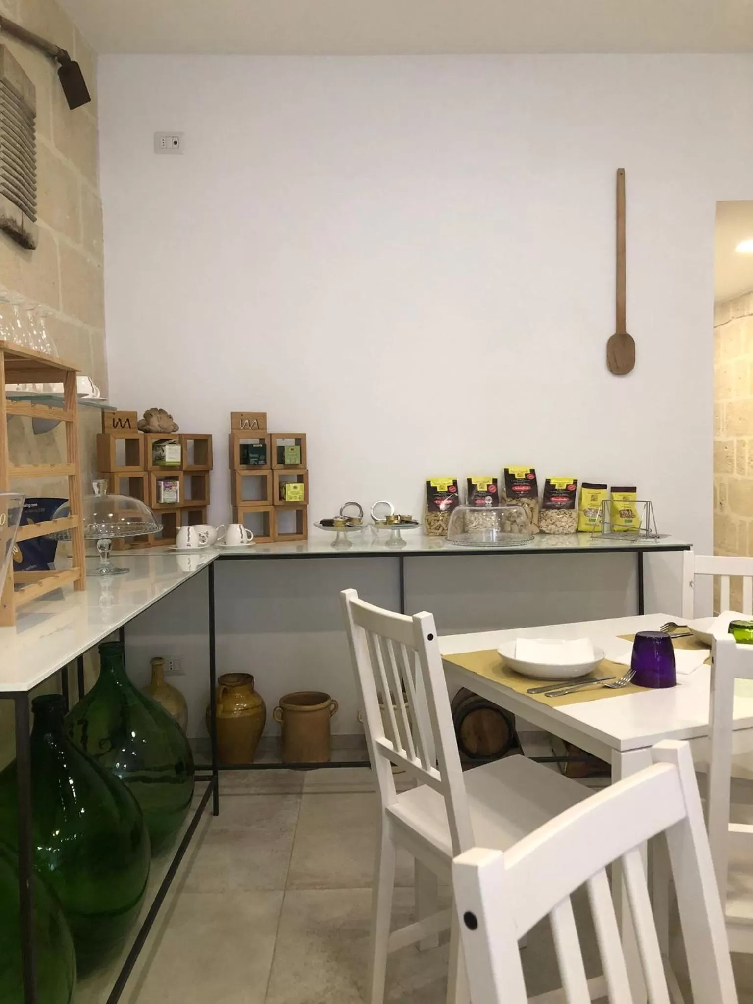 Kitchen or kitchenette in Recinto antico Sweet Rooms