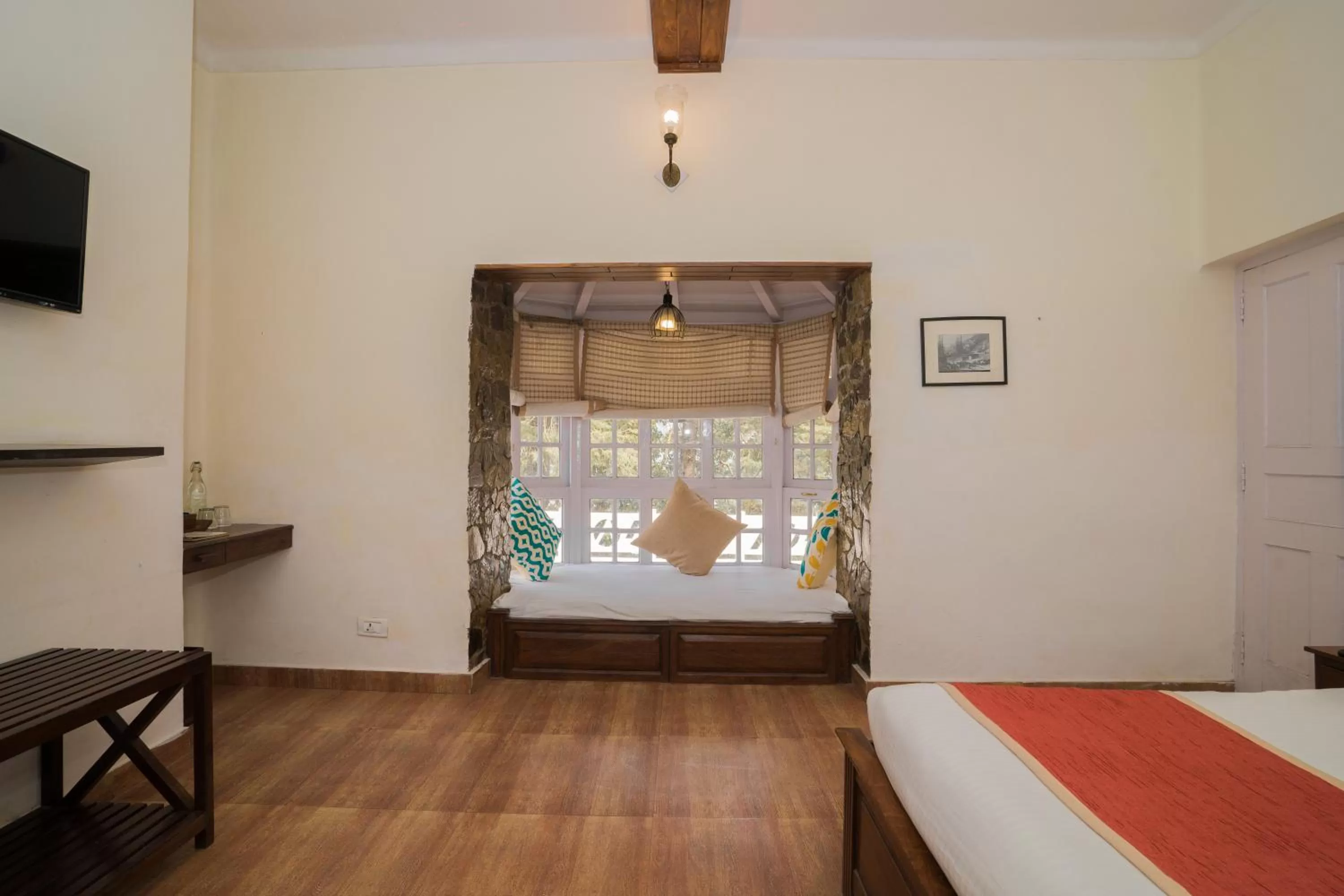 Bed in Bhikampur Lodge By Nine Hotels