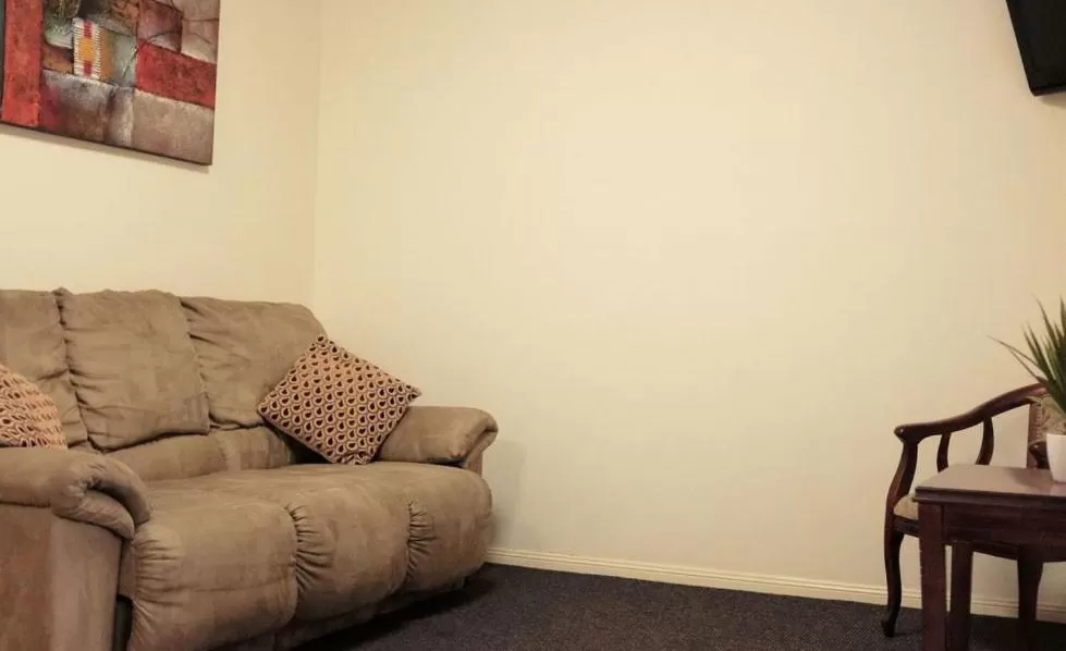 Living room in Motel Myall