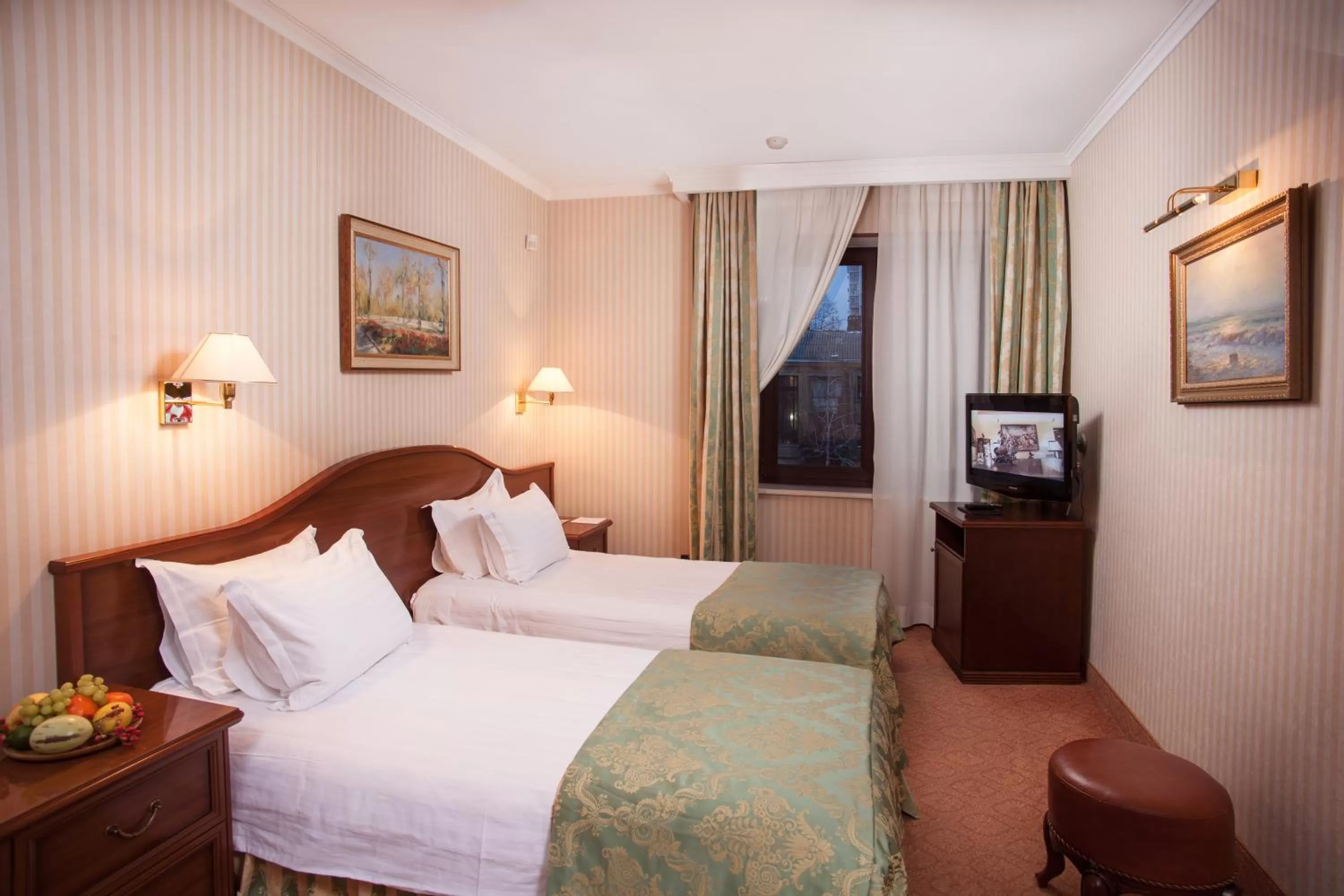 Spring, Bed in Hotel Otrada