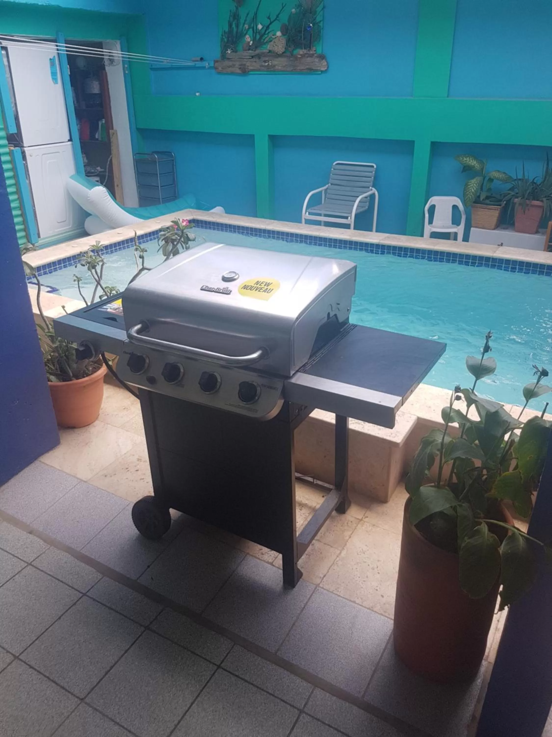 BBQ facilities in A1 Apartments Aruba