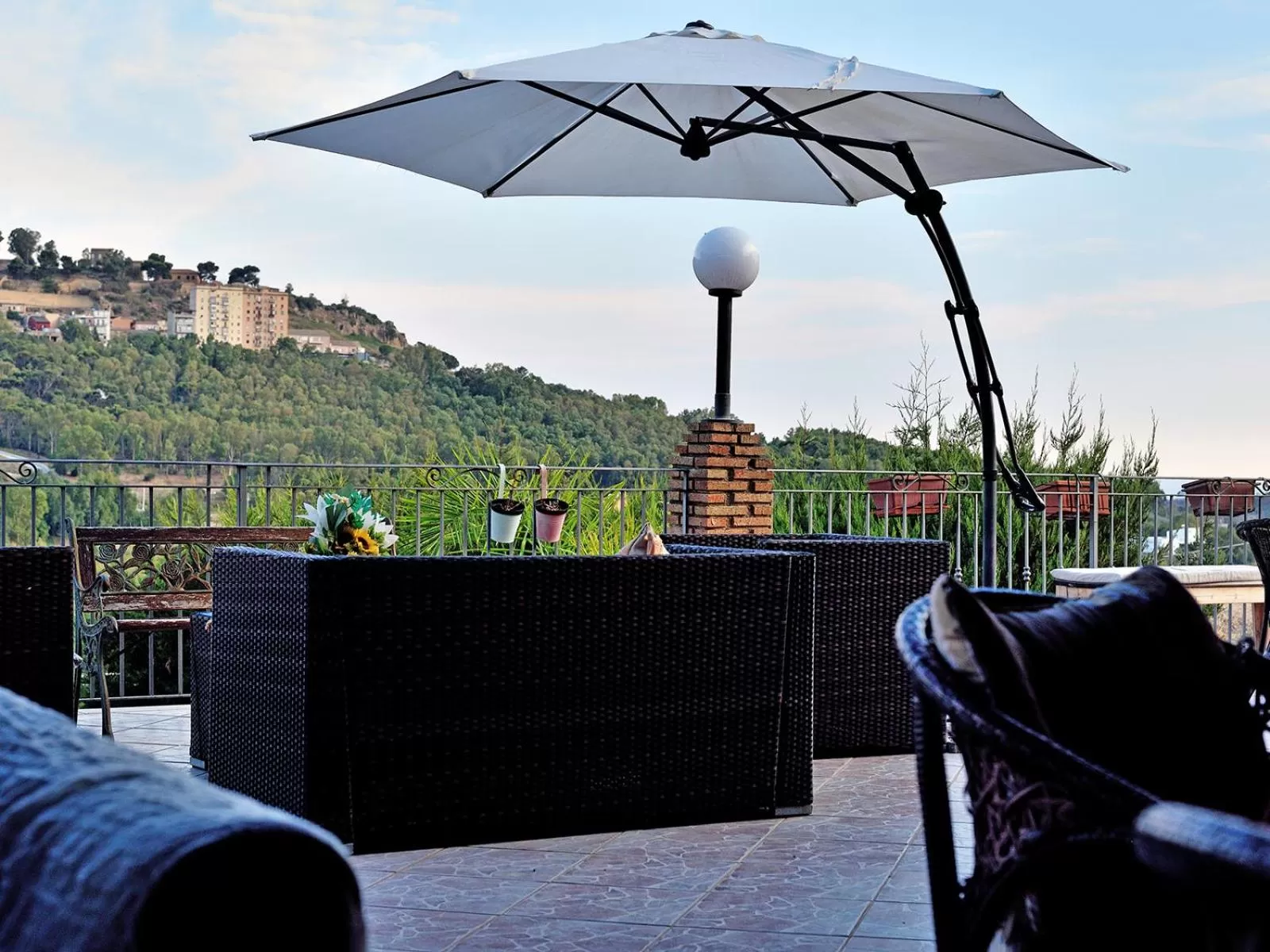 Balcony/Terrace in B&B Villa del Sole Relais