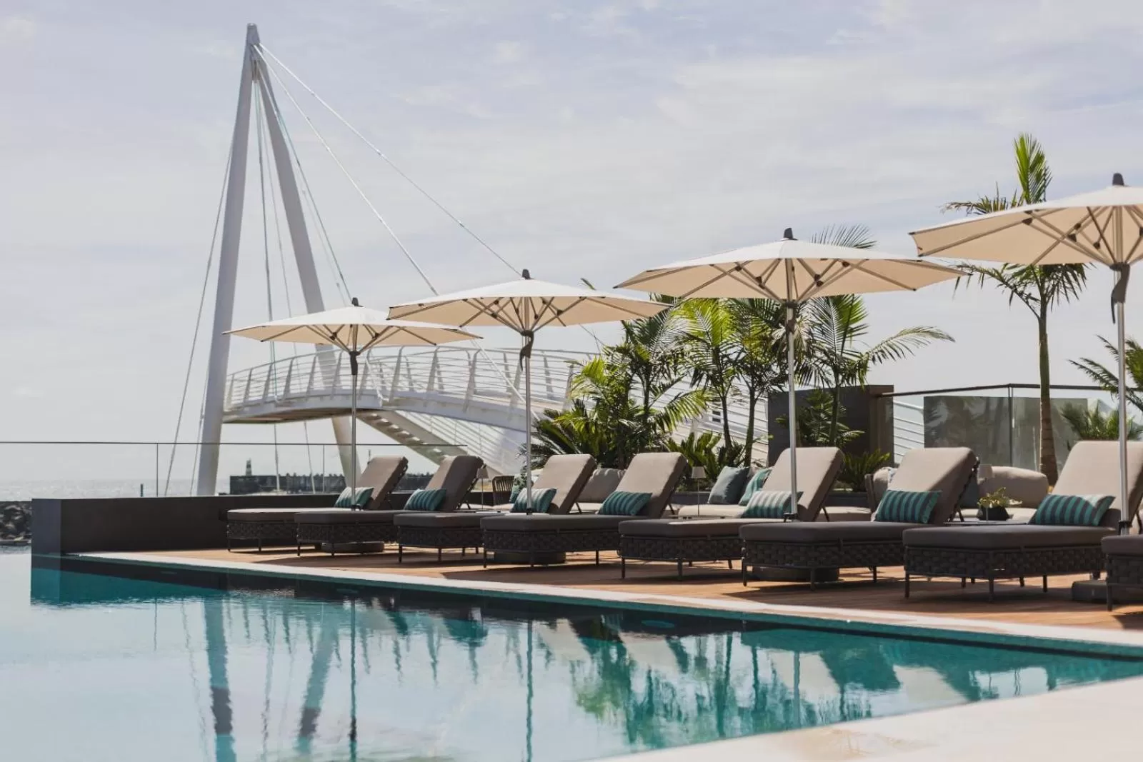 Pool view in Hotel Marina Atlântico