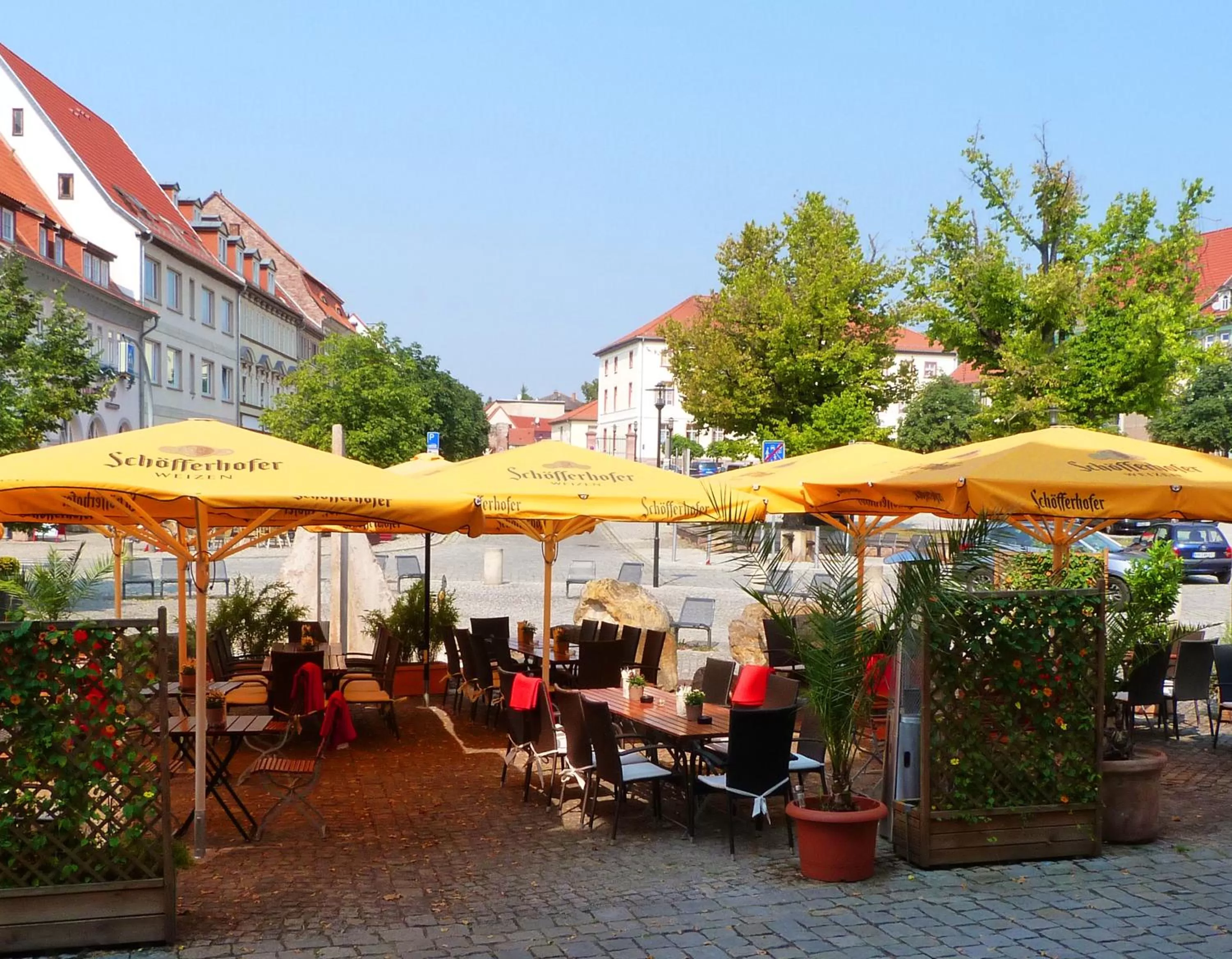Patio in Hotel-Restaurant Thüringer Hof